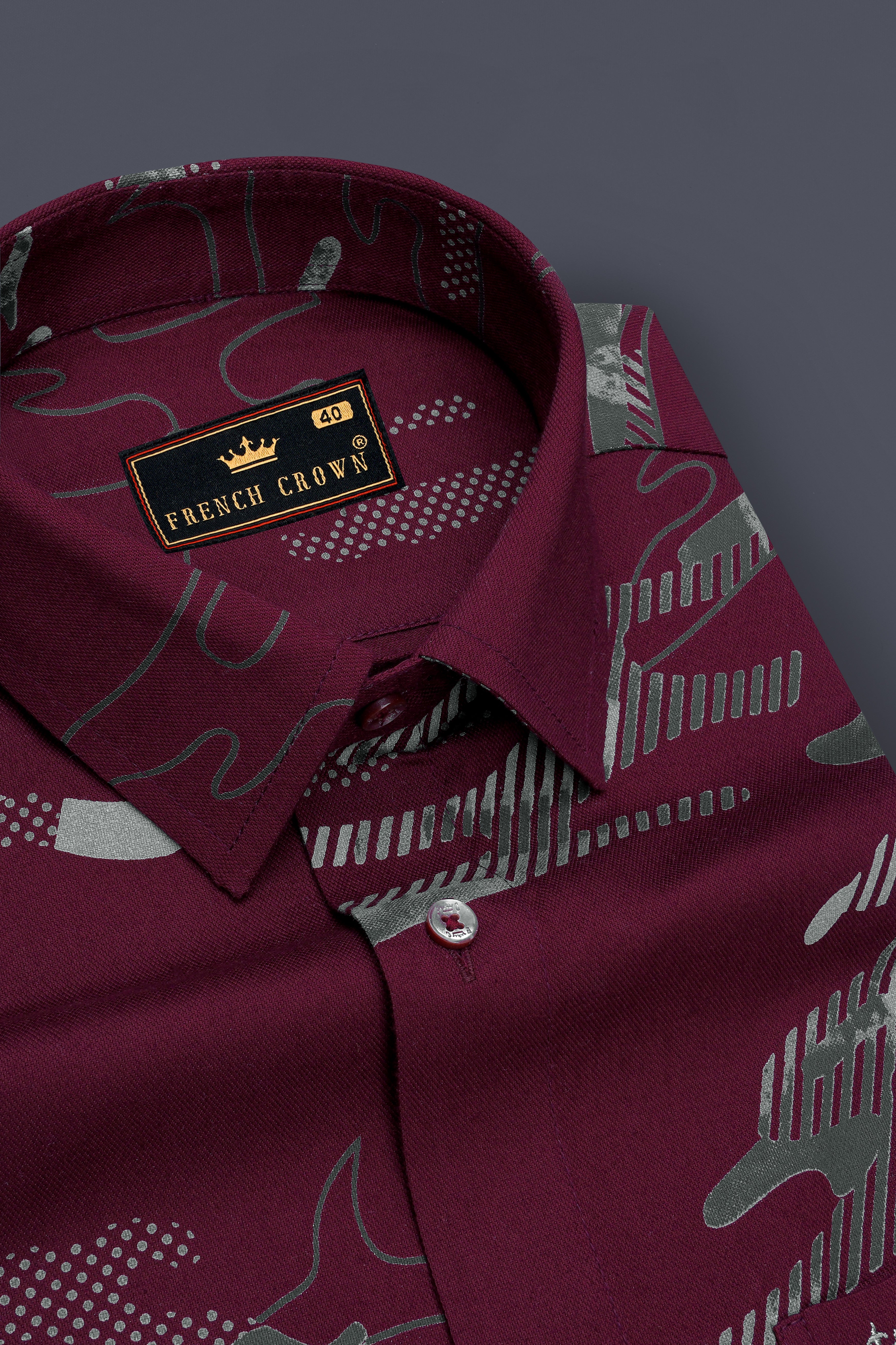 Espresso Camouflage Royal Oxford Shirt