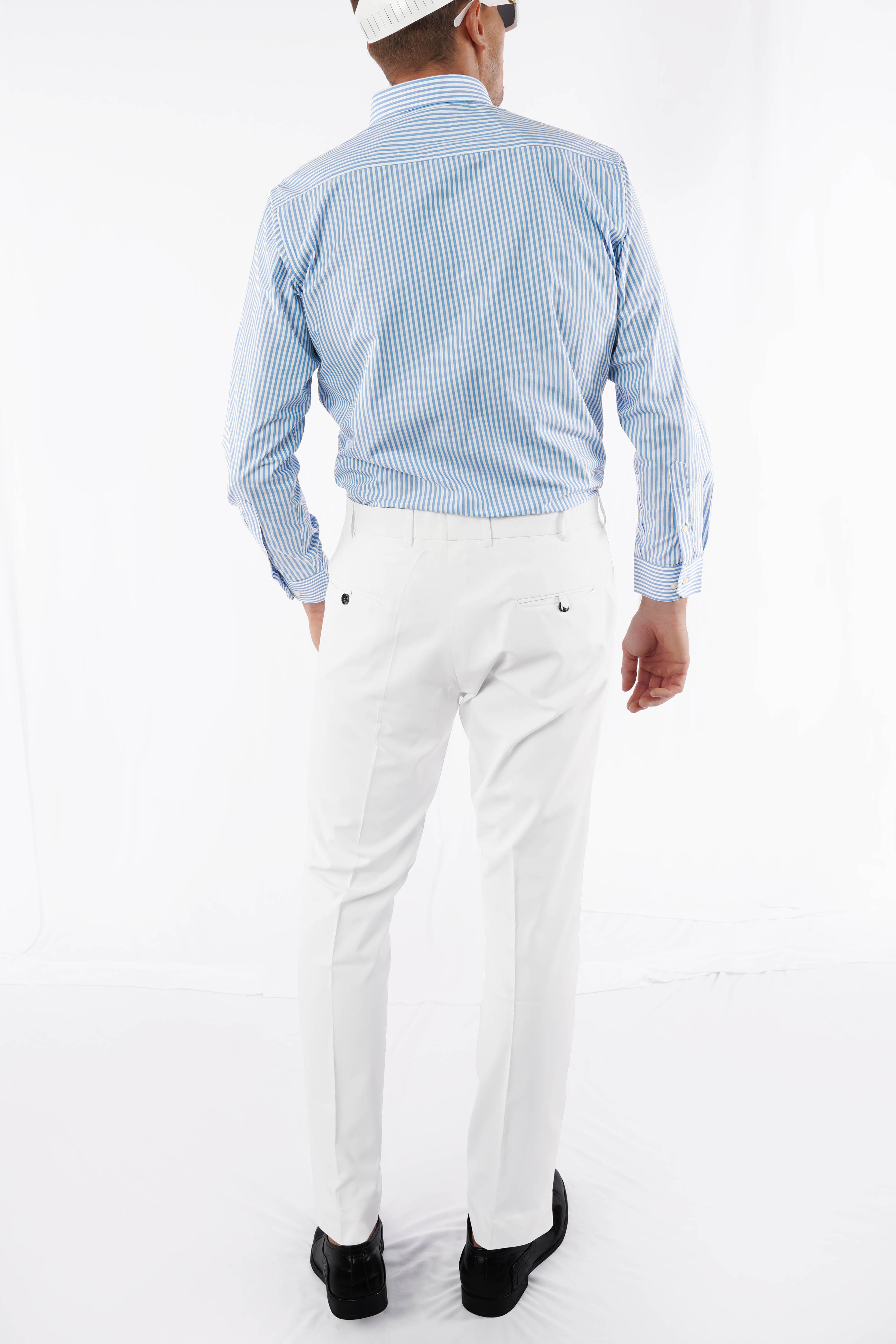 Glacier Blue and White Striped Premium Cotton Shirt 7396-CA-38, 7396-CA-H-38, 7396-CA-39, 7396-CA-H-39, 7396-CA-40, 7396-CA-H-40, 7396-CA-42, 7396-CA-H-42, 7396-CA-44, 7396-CA-H-44, 7396-CA-46, 7396-CA-H-46, 7396-CA-48, 7396-CA-H-48, 7396-CA-50, 7396-CA-H-50, 7396-CA-52, 7396-CA-H-52