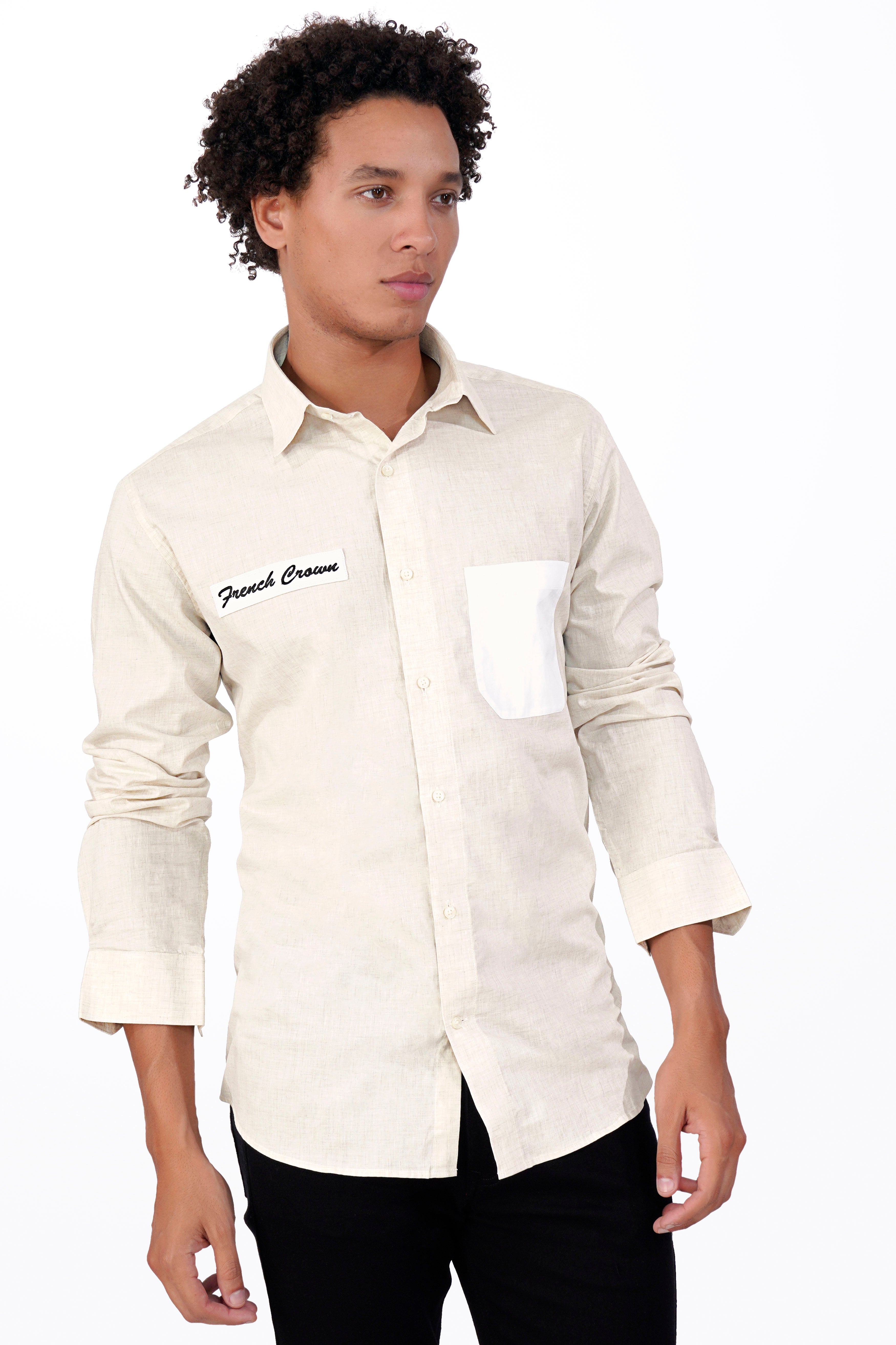 Platinum Cream Patchwork Premium Cotton Designer Shirt 7566-P310-E207-38, 7566-P310-E207-H-38, 7566-P310-E207-39, 7566-P310-E207-H-39, 7566-P310-E207-40, 7566-P310-E207-H-40, 7566-P310-E207-42, 7566-P310-E207-H-42, 7566-P310-E207-44, 7566-P310-E207-H-44, 7566-P310-E207-46, 7566-P310-E207-H-46, 7566-P310-E207-48, 7566-P310-E207-H-48, 7566-P310-E207-50, 7566-P310-E207-H-50, 7566-P310-E207-52, 7566-P310-E207-H-52