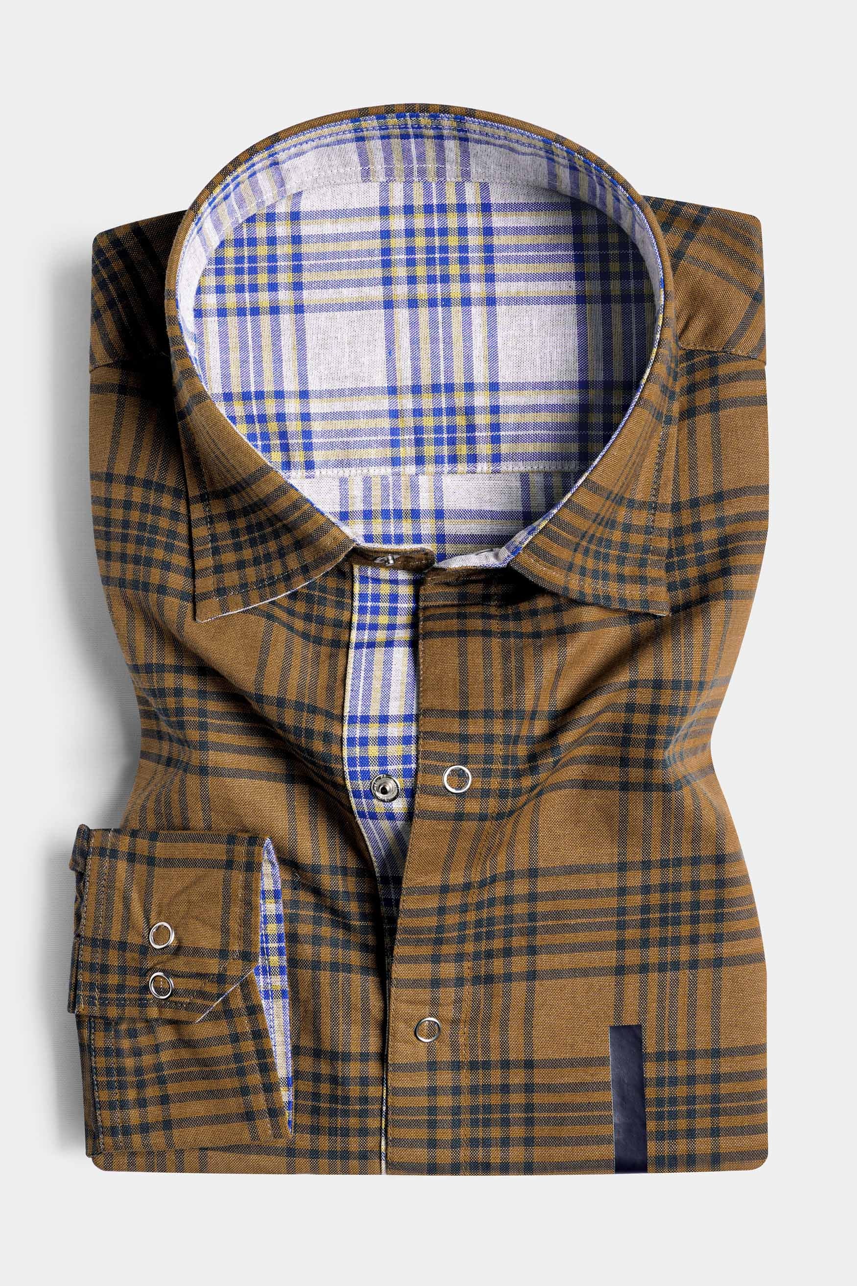 Dirt Brown and Space Cadet Blue Printed Royal Oxford Reversible Shirt 7587-RPRT75-38, 7587-RPRT75-H-38, 7587-RPRT75-39, 7587-RPRT75-H-39, 7587-RPRT75-40, 7587-RPRT75-H-40, 7587-RPRT75-42, 7587-RPRT75-H-42, 7587-RPRT75-44, 7587-RPRT75-H-44, 7587-RPRT75-46, 7587-RPRT75-H-46, 7587-RPRT75-48, 7587-RPRT75-H-48, 7587-RPRT75-50, 7587-RPRT75-H-50, 7587-RPRT75-52, 7587-RPRT75-H-52