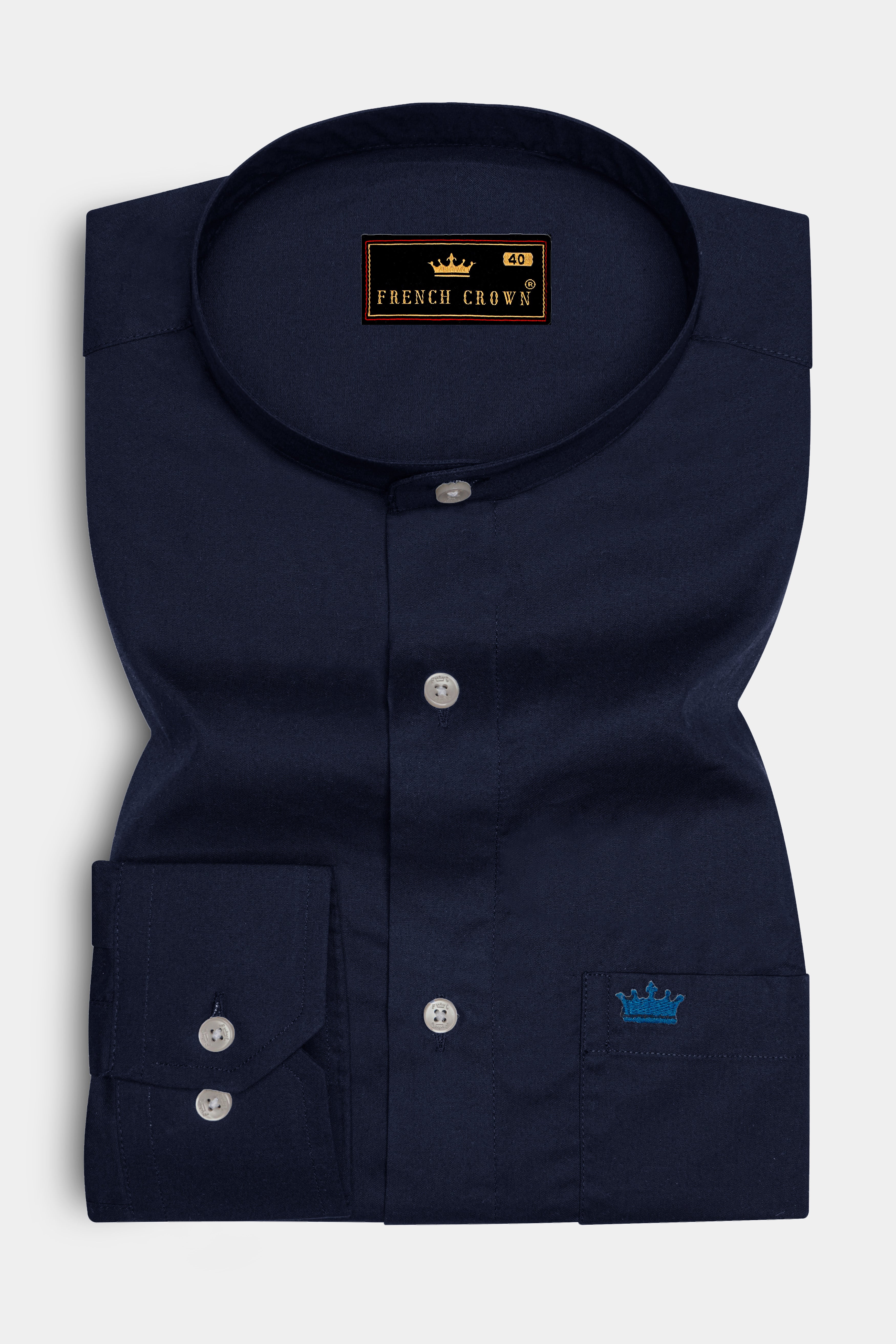 Gunmetal Blue Super Soft Premium Cotton Shirt