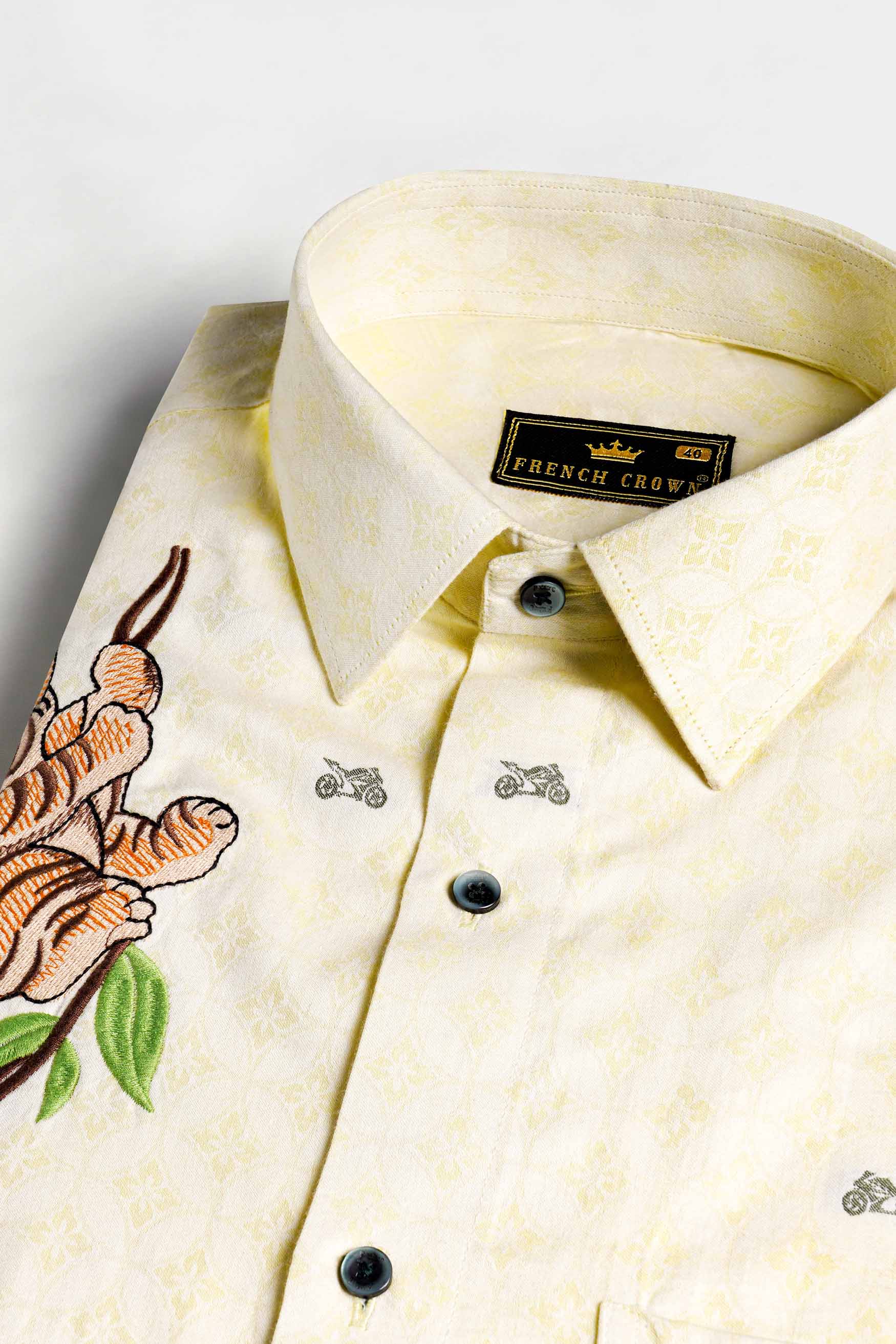 Oasis Cream and Cubs Patchwork Jacquard Textured Premium Giza Cotton Designer Shirt 7712-GR-E175-38, 7712-GR-E175-H-38, 7712-GR-E175-39, 7712-GR-E175-H-39, 7712-GR-E175-40, 7712-GR-E175-H-40, 7712-GR-E175-42, 7712-GR-E175-H-42, 7712-GR-E175-44, 7712-GR-E175-H-44, 7712-GR-E175-46, 7712-GR-E175-H-46, 7712-GR-E175-48, 7712-GR-E175-H-48, 7712-GR-E175-50, 7712-GR-E175-H-50, 7712-GR-E175-52, 7712-GR-E175-H-52