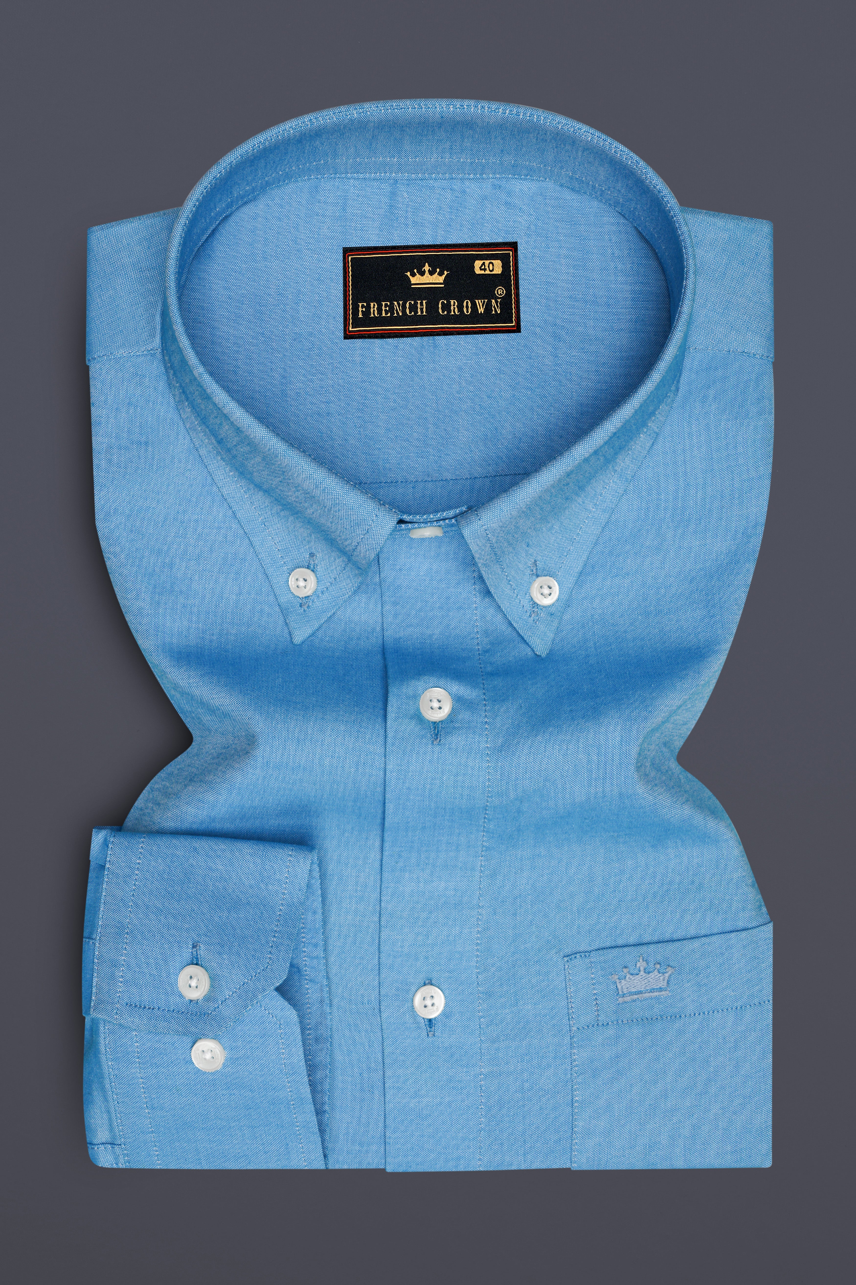 Glacier Blue Royal Oxford Shirt