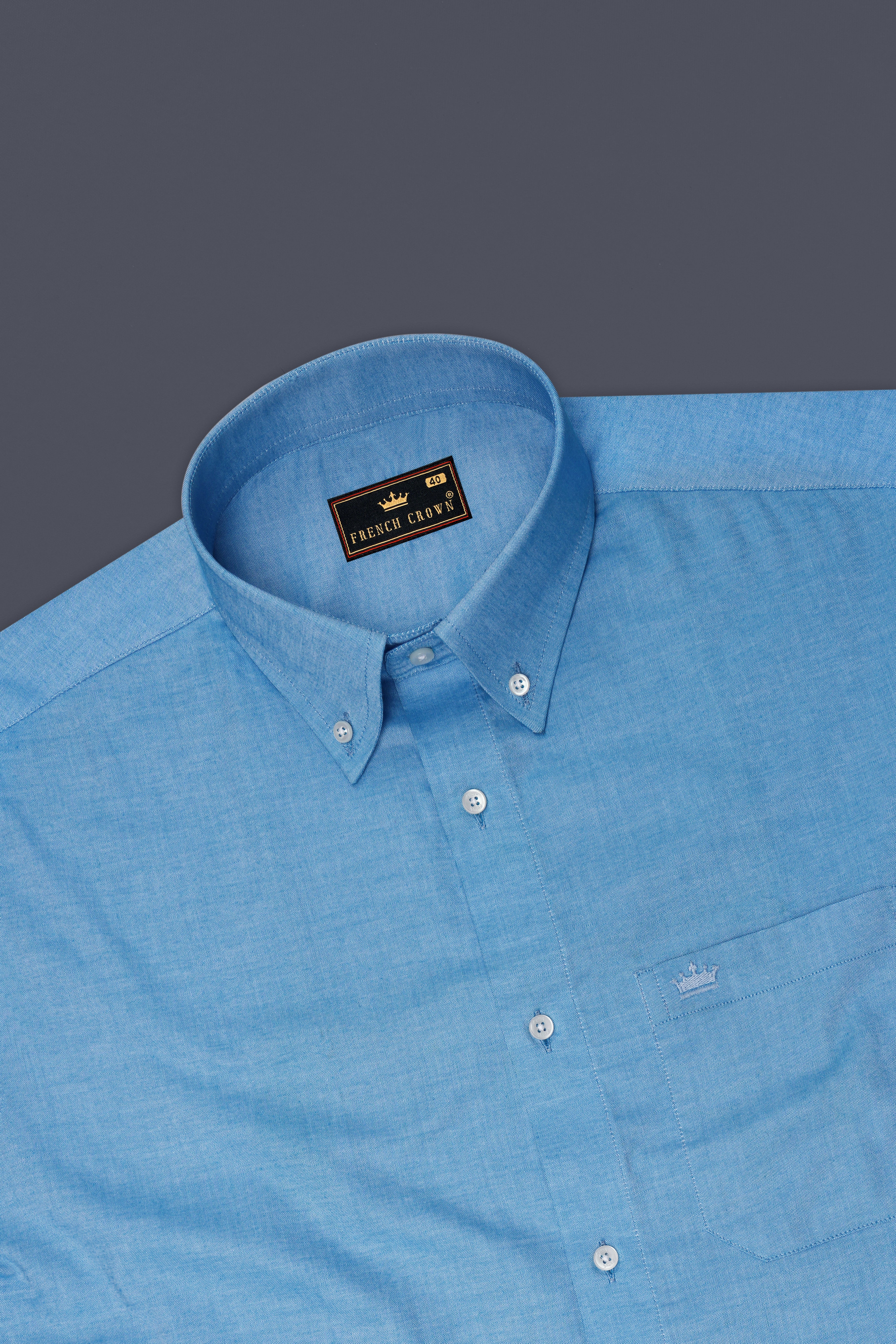 Glacier Blue Royal Oxford Shirt