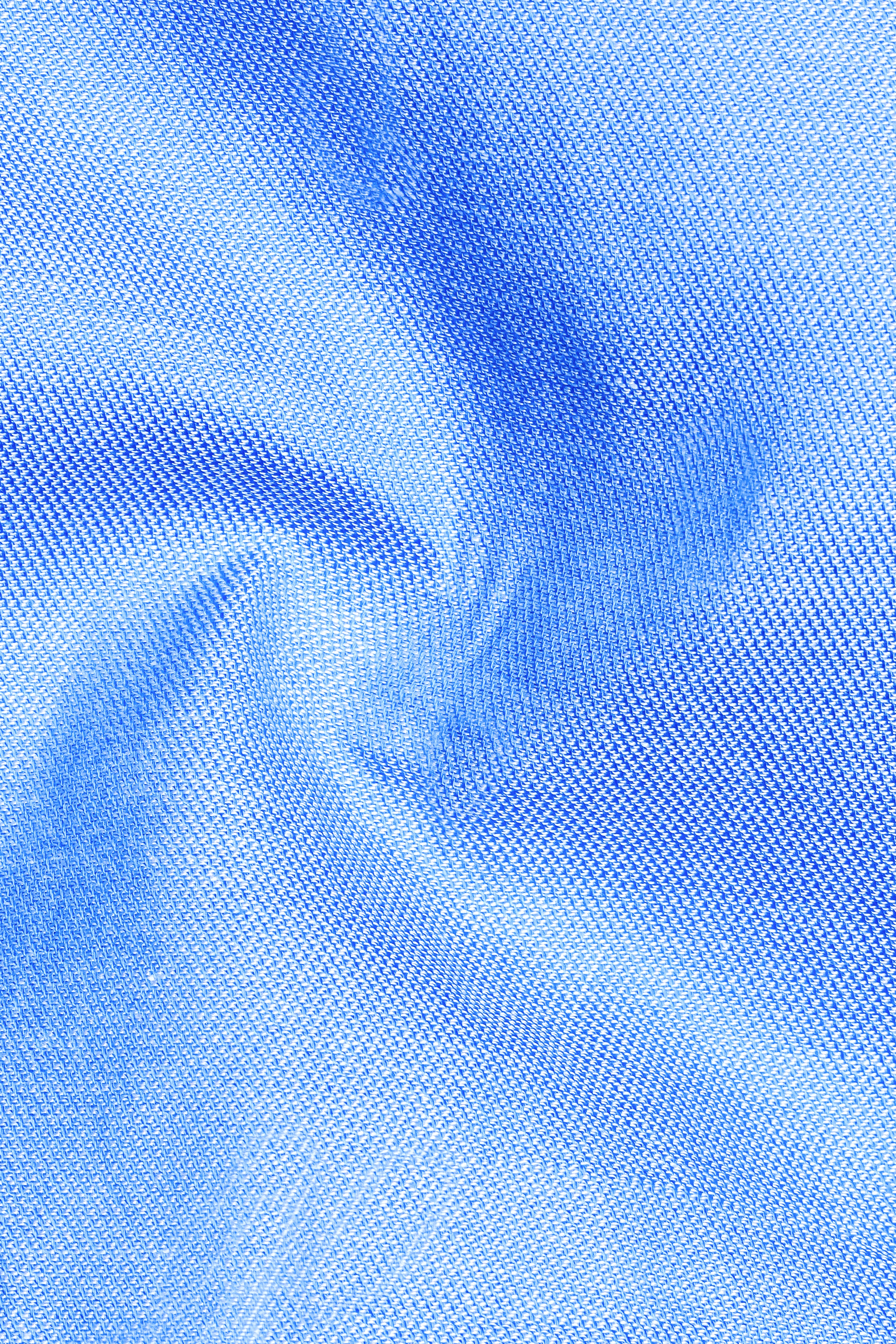 Casper Blue Jacquard Textured Premium Giza Cotton Designer Shirt