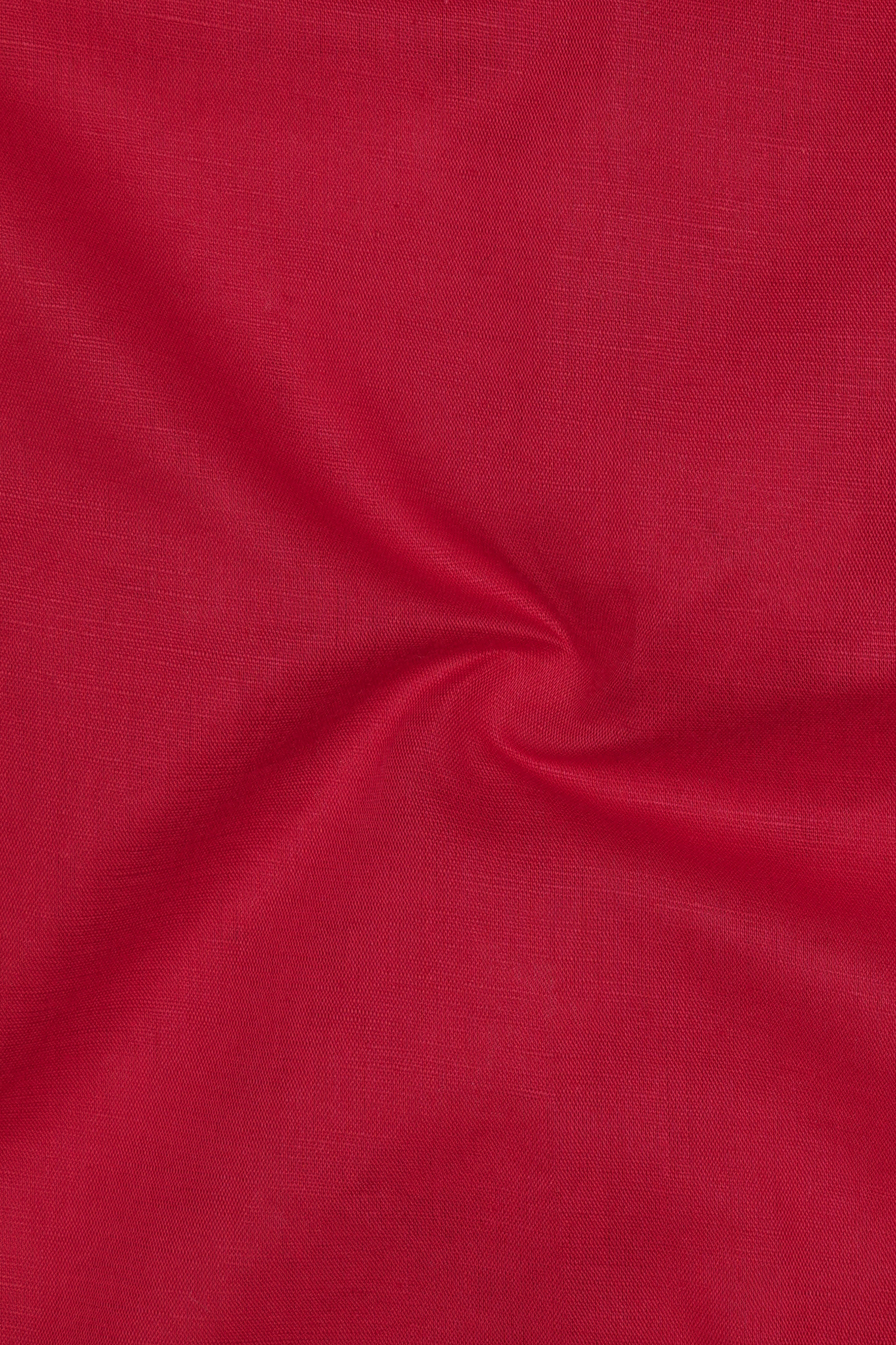 Stiletto Red Luxurious Linen Kurta Shirt