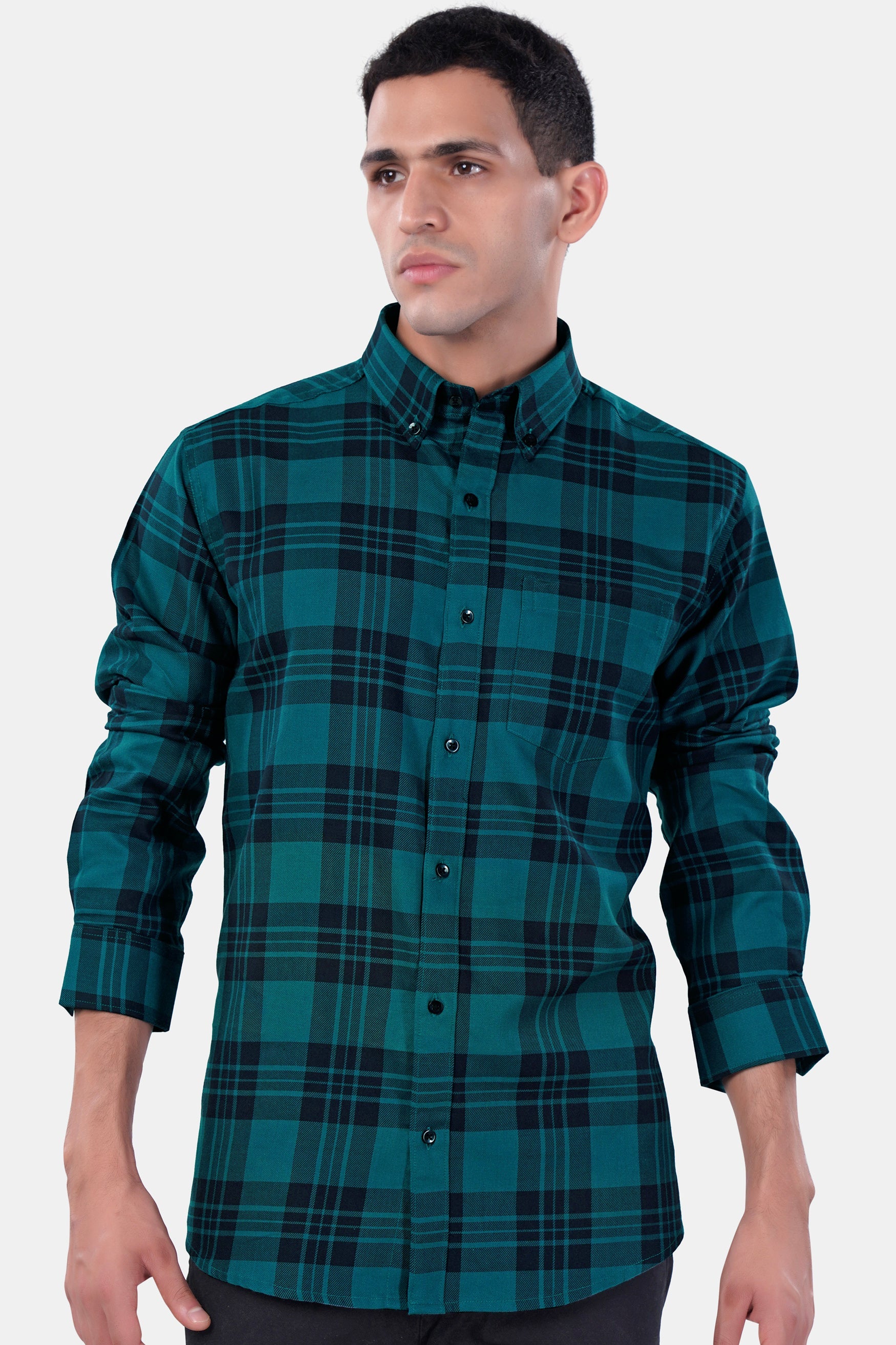 7swords-Teal Blue and Haiti Blue Plaid Premium Cotton Button Down Shirt 7S-105-BD-BLK-38, 7S-105-BD-BLK-H-38, 7S-105-BD-BLK-39, 7S-105-BD-BLK-H-39, 7S-105-BD-BLK-40, 7S-105-BD-BLK-H-40, 7S-105-BD-BLK-42, 7S-105-BD-BLK-H-42, 7S-105-BD-BLK-44, 7S-105-BD-BLK-H-44, 7S-105-BD-BLK-46, 7S-105-BD-BLK-H-46, 7S-105-BD-BLK-48, 7S-105-BD-BLK-H-48, 7S-105-BD-BLK-50, 7S-105-BD-BLK-H-50, 7S-105-BD-BLK-52, 7S-105-BD-BLK-H-52