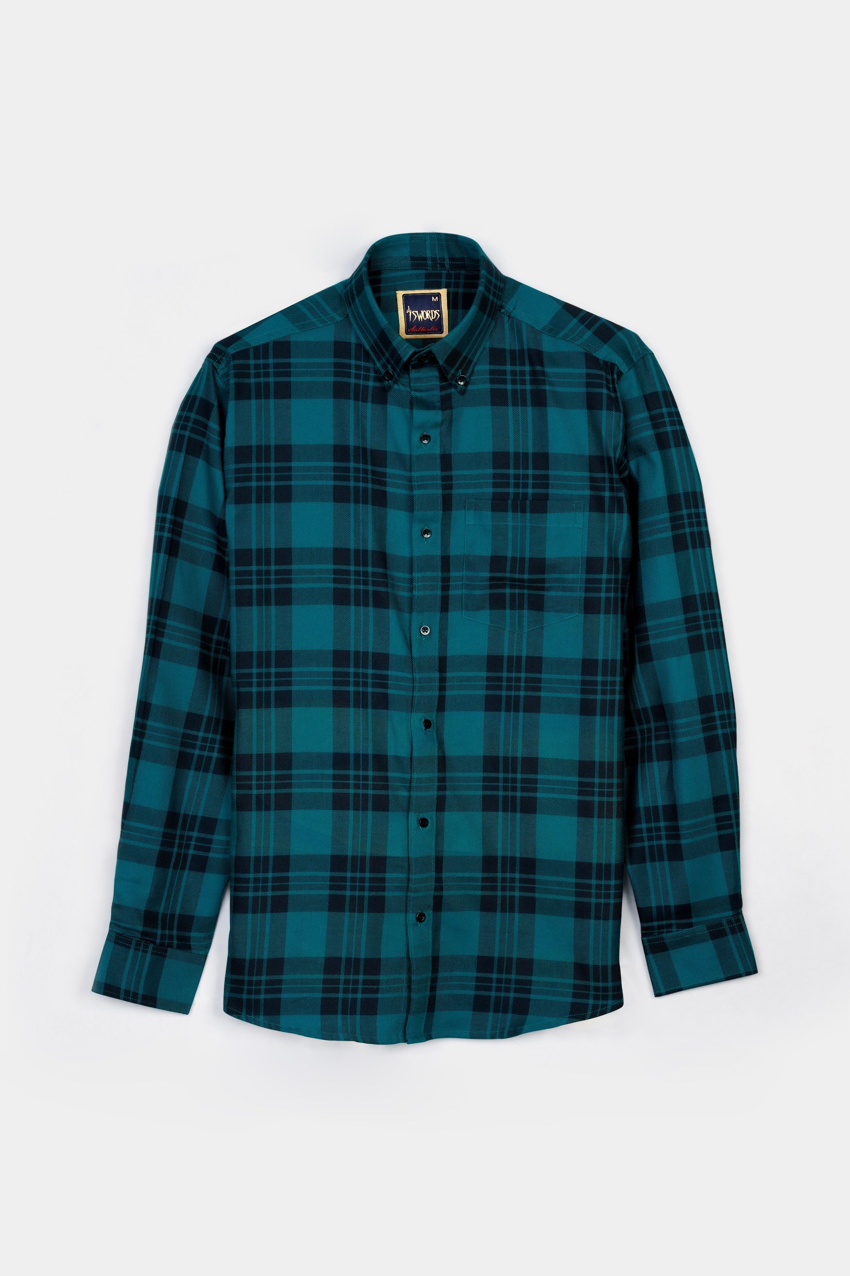 7swords-Teal Blue and Haiti Blue Plaid Premium Cotton Button Down Shirt 7S-105-BD-BLK-38, 7S-105-BD-BLK-H-38, 7S-105-BD-BLK-39, 7S-105-BD-BLK-H-39, 7S-105-BD-BLK-40, 7S-105-BD-BLK-H-40, 7S-105-BD-BLK-42, 7S-105-BD-BLK-H-42, 7S-105-BD-BLK-44, 7S-105-BD-BLK-H-44, 7S-105-BD-BLK-46, 7S-105-BD-BLK-H-46, 7S-105-BD-BLK-48, 7S-105-BD-BLK-H-48, 7S-105-BD-BLK-50, 7S-105-BD-BLK-H-50, 7S-105-BD-BLK-52, 7S-105-BD-BLK-H-52