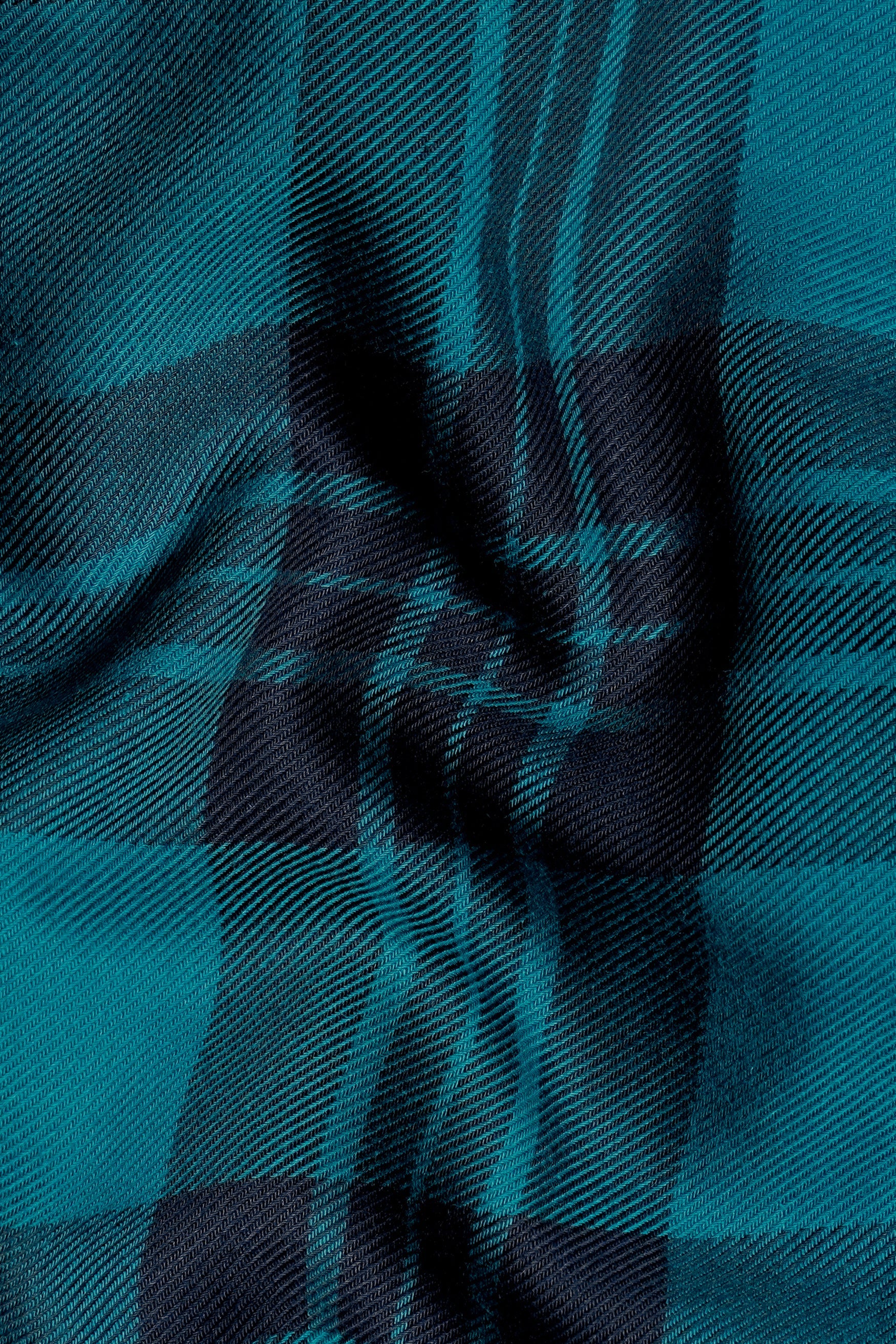7swords-Teal Blue and Haiti Blue Plaid Premium Cotton Button Down Shirt 7S-105-BD-BLK-38, 7S-105-BD-BLK-H-38, 7S-105-BD-BLK-39, 7S-105-BD-BLK-H-39, 7S-105-BD-BLK-40, 7S-105-BD-BLK-H-40, 7S-105-BD-BLK-42, 7S-105-BD-BLK-H-42, 7S-105-BD-BLK-44, 7S-105-BD-BLK-H-44, 7S-105-BD-BLK-46, 7S-105-BD-BLK-H-46, 7S-105-BD-BLK-48, 7S-105-BD-BLK-H-48, 7S-105-BD-BLK-50, 7S-105-BD-BLK-H-50, 7S-105-BD-BLK-52, 7S-105-BD-BLK-H-52