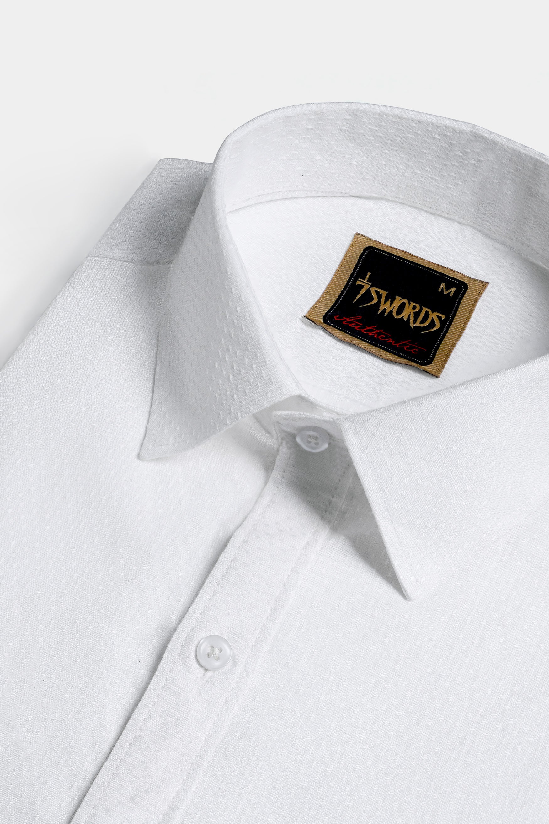 7swords-Bright White Premium Cotton Shirt 7S-112-38, 7S-112-H-38, 7S-112-39, 7S-112-H-39, 7S-112-40, 7S-112-H-40, 7S-112-42, 7S-112-H-42, 7S-112-44, 7S-112-H-44, 7S-112-46, 7S-112-H-46, 7S-112-48, 7S-112-H-48, 7S-112-50, 7S-112-H-50, 7S-112-52, 7S-112-H-52