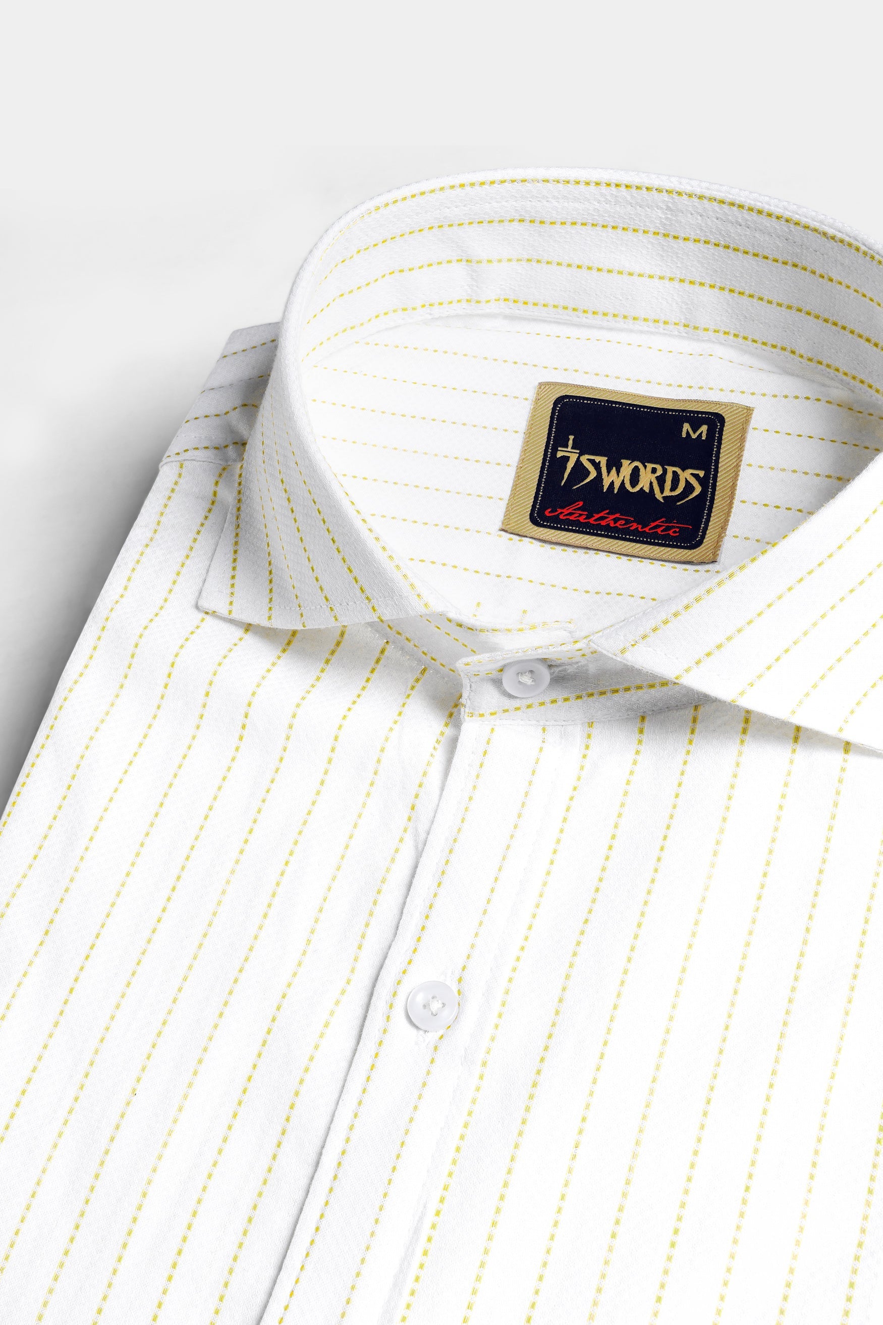 7swords-Bright White and Sandy Yellow Striped Premium Cotton Shirt 7S-113-CA-38, 7S-113-CA-H-38, 7S-113-CA-39, 7S-113-CA-H-39, 7S-113-CA-40, 7S-113-CA-H-40, 7S-113-CA-42, 7S-113-CA-H-42, 7S-113-CA-44, 7S-113-CA-H-44, 7S-113-CA-46, 7S-113-CA-H-46, 7S-113-CA-48, 7S-113-CA-H-48, 7S-113-CA-50, 7S-113-CA-H-50, 7S-113-CA-52, 7S-113-CA-H-52