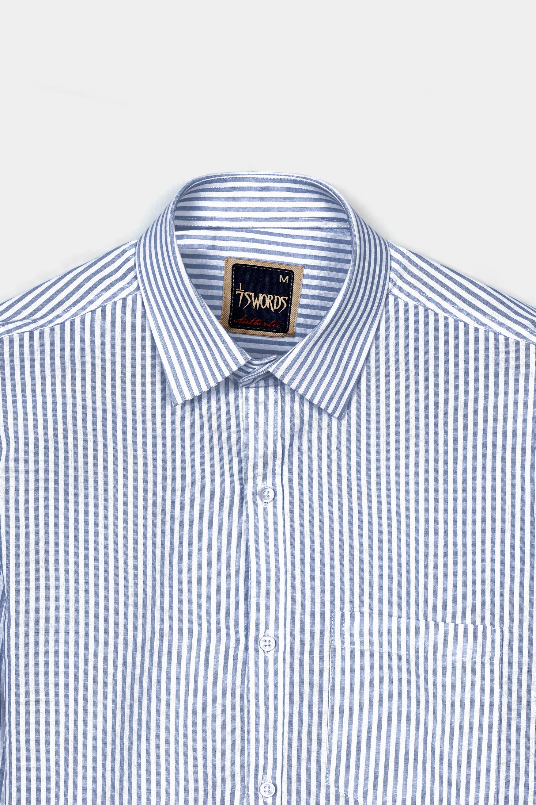 7swords-Perano Blue and White Striped Premium Cotton Shirt 7S-115-38, 7S-115-H-38, 7S-115-39, 7S-115-H-39, 7S-115-40, 7S-115-H-40, 7S-115-42, 7S-115-H-42, 7S-115-44, 7S-115-H-44, 7S-115-46, 7S-115-H-46, 7S-115-48, 7S-115-H-48, 7S-115-50, 7S-115-H-50, 7S-115-52, 7S-115-H-52