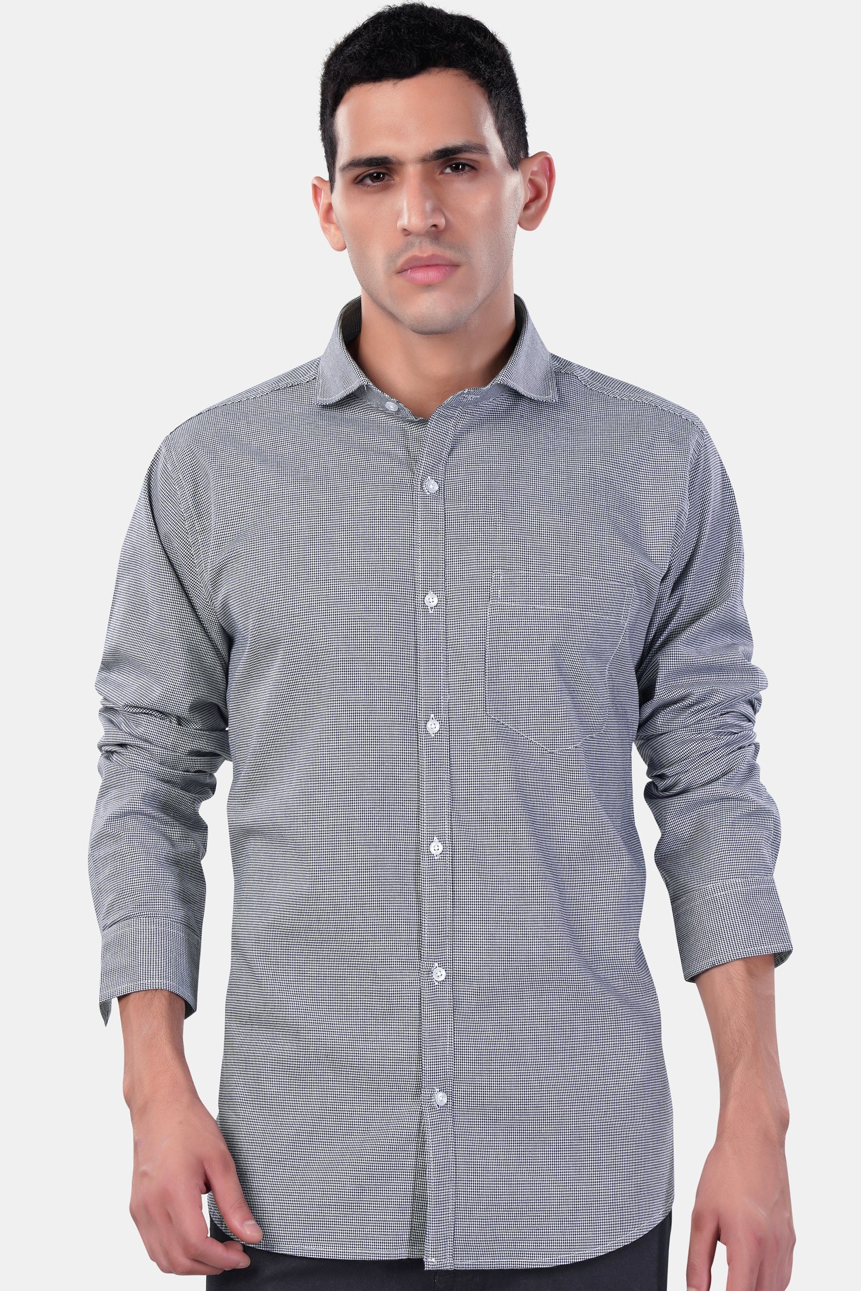 7swords-Mako Gray and Nobel Gray Houndstooth Premium Cotton Shirt 7S-131-CA-38, 7S-131-CA-H-38, 7S-131-CA-39, 7S-131-CA-H-39, 7S-131-CA-40, 7S-131-CA-H-40, 7S-131-CA-42, 7S-131-CA-H-42, 7S-131-CA-44, 7S-131-CA-H-44, 7S-131-CA-46, 7S-131-CA-H-46, 7S-131-CA-48, 7S-131-CA-H-48, 7S-131-CA-50, 7S-131-CA-H-50, 7S-131-CA-52, 7S-131-CA-H-52