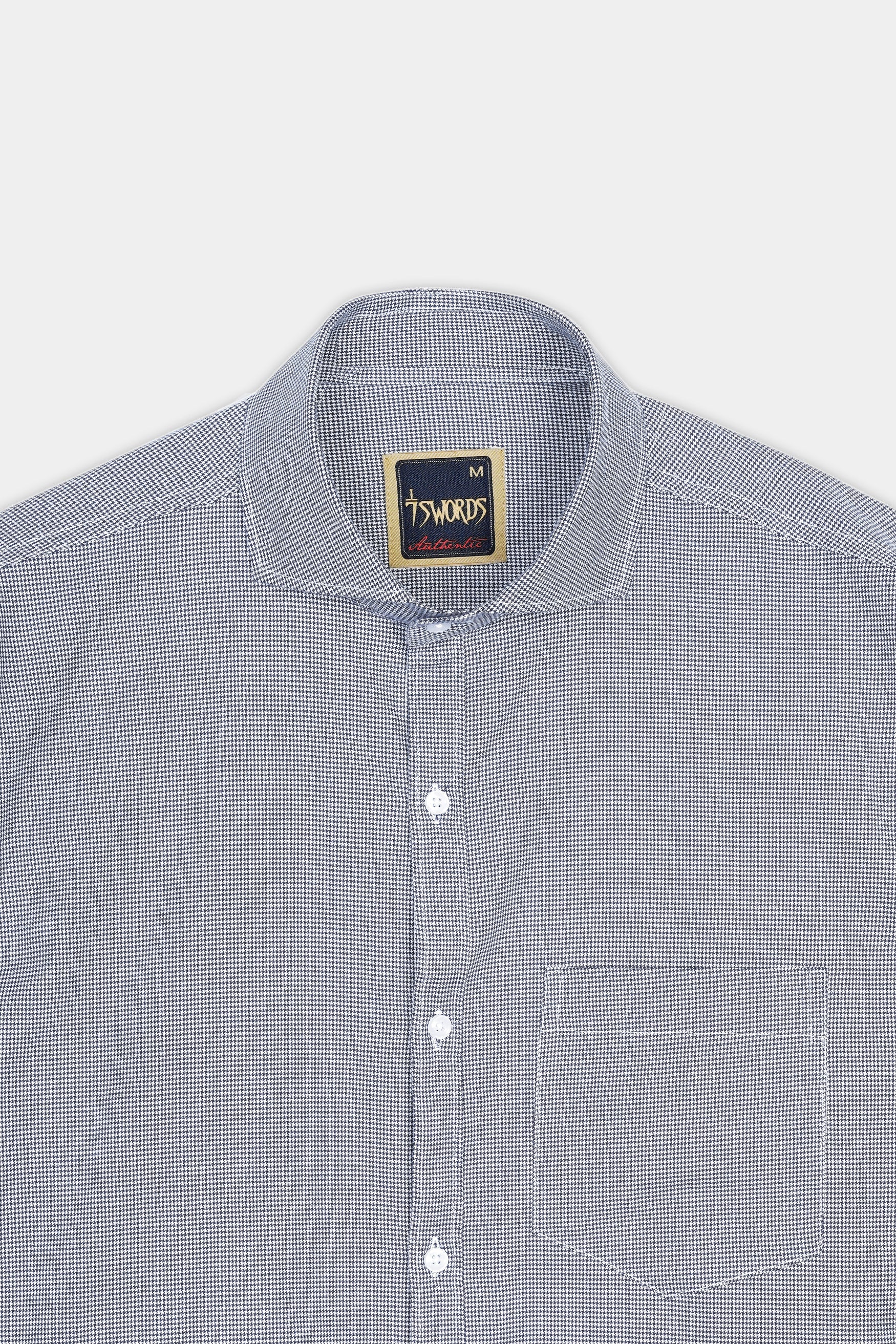 7swords-Mako Gray and Nobel Gray Houndstooth Premium Cotton Shirt 7S-131-CA-38, 7S-131-CA-H-38, 7S-131-CA-39, 7S-131-CA-H-39, 7S-131-CA-40, 7S-131-CA-H-40, 7S-131-CA-42, 7S-131-CA-H-42, 7S-131-CA-44, 7S-131-CA-H-44, 7S-131-CA-46, 7S-131-CA-H-46, 7S-131-CA-48, 7S-131-CA-H-48, 7S-131-CA-50, 7S-131-CA-H-50, 7S-131-CA-52, 7S-131-CA-H-52