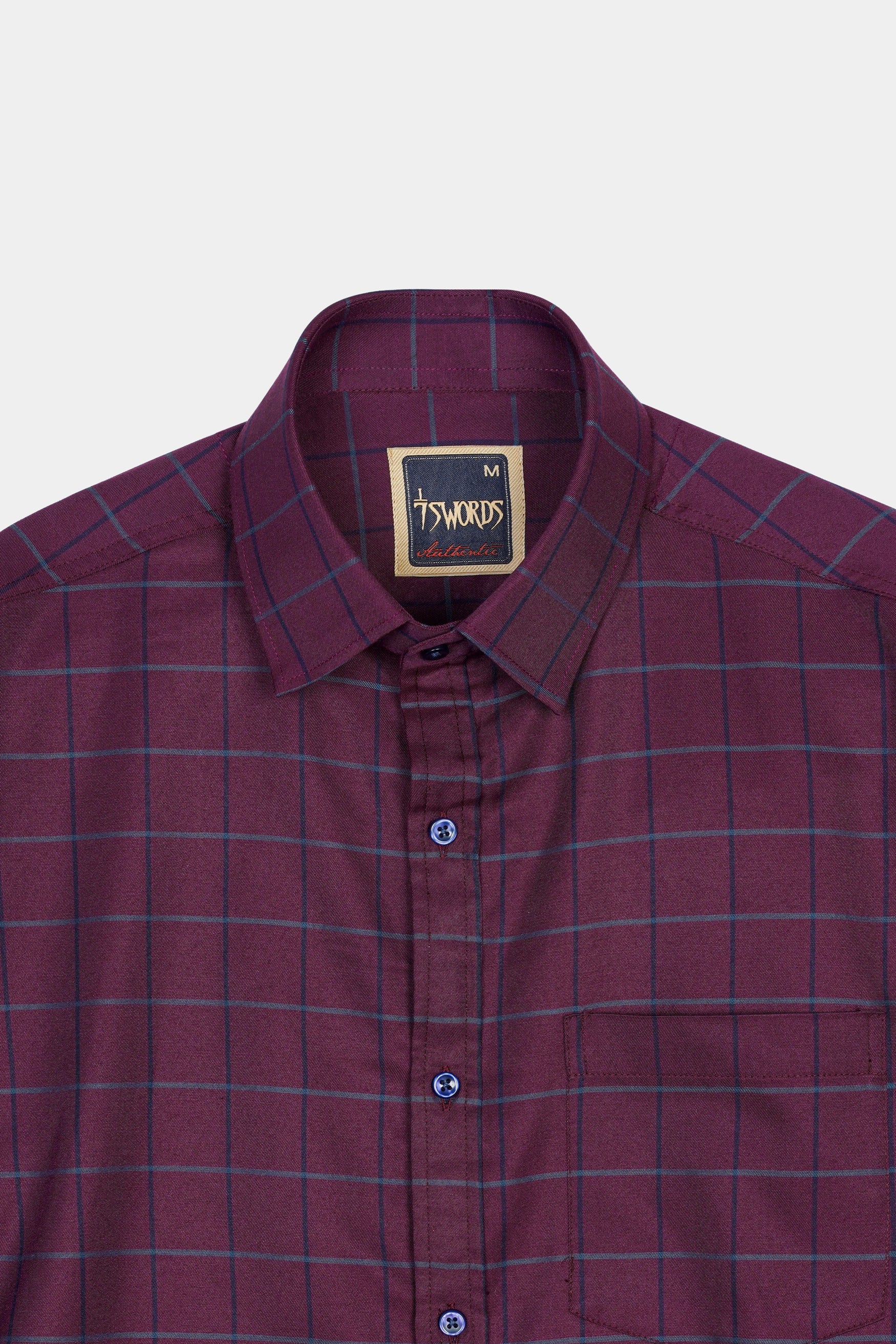 7swords-Palatinate Burgundy and Slate Gray Windowpane Premium Cotton Shirt 7S-132-BLE-38, 7S-132-BLE-H-38, 7S-132-BLE-39, 7S-132-BLE-H-39, 7S-132-BLE-40, 7S-132-BLE-H-40, 7S-132-BLE-42, 7S-132-BLE-H-42, 7S-132-BLE-44, 7S-132-BLE-H-44, 7S-132-BLE-46, 7S-132-BLE-H-46, 7S-132-BLE-48, 7S-132-BLE-H-48, 7S-132-BLE-50, 7S-132-BLE-H-50, 7S-132-BLE-52, 7S-132-BLE-H-52