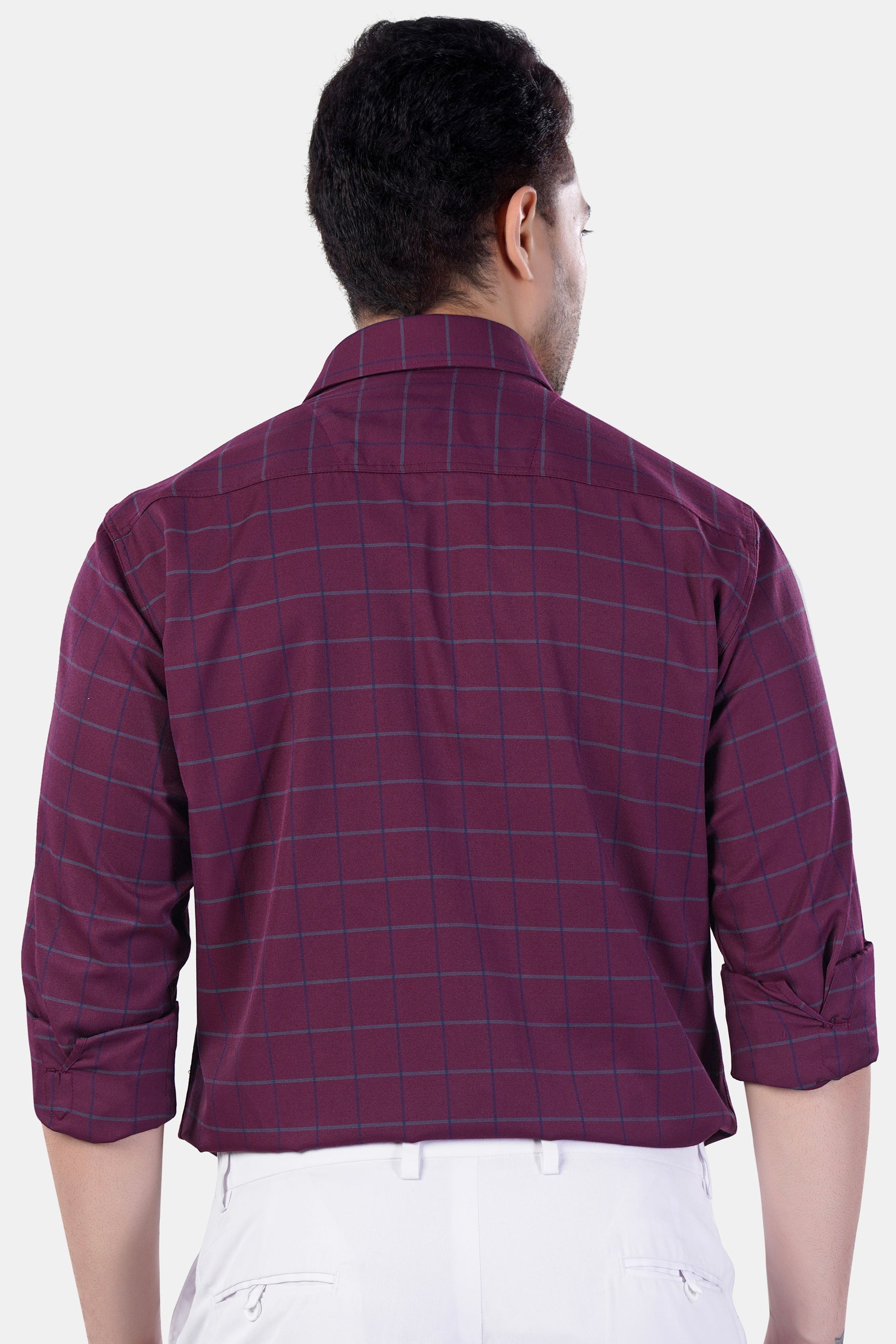 7swords-Palatinate Burgundy and Slate Gray Windowpane Premium Cotton Shirt 7S-132-BLE-38, 7S-132-BLE-H-38, 7S-132-BLE-39, 7S-132-BLE-H-39, 7S-132-BLE-40, 7S-132-BLE-H-40, 7S-132-BLE-42, 7S-132-BLE-H-42, 7S-132-BLE-44, 7S-132-BLE-H-44, 7S-132-BLE-46, 7S-132-BLE-H-46, 7S-132-BLE-48, 7S-132-BLE-H-48, 7S-132-BLE-50, 7S-132-BLE-H-50, 7S-132-BLE-52, 7S-132-BLE-H-52
