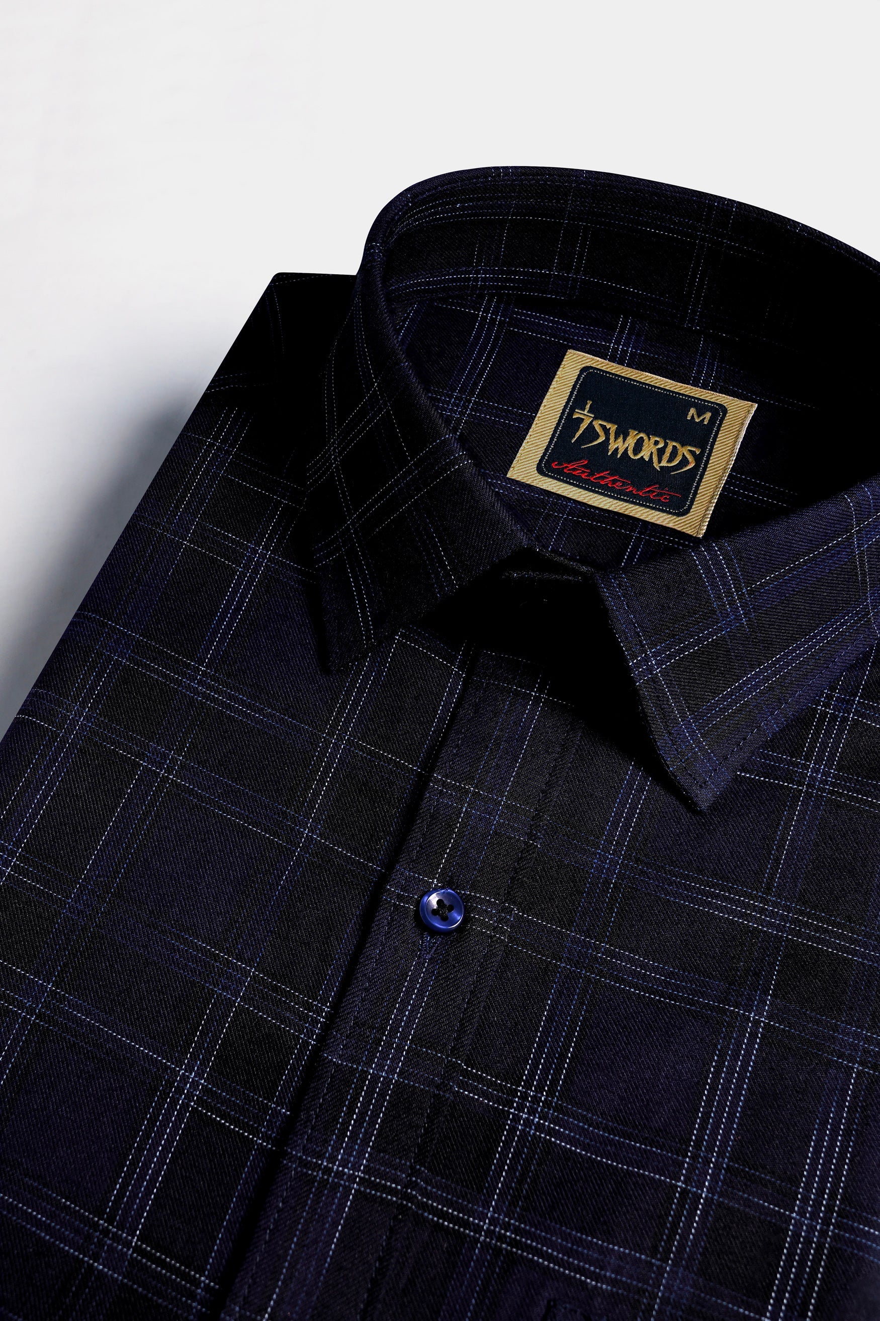 7swords-Cinder Blue and White Checkered Premium Cotton Shirt 7S-136-BLE-38, 7S-136-BLE-H-38, 7S-136-BLE-39, 7S-136-BLE-H-39, 7S-136-BLE-40, 7S-136-BLE-H-40, 7S-136-BLE-42, 7S-136-BLE-H-42, 7S-136-BLE-44, 7S-136-BLE-H-44, 7S-136-BLE-46, 7S-136-BLE-H-46, 7S-136-BLE-48, 7S-136-BLE-H-48, 7S-136-BLE-50, 7S-136-BLE-H-50, 7S-136-BLE-52, 7S-136-BLE-H-52