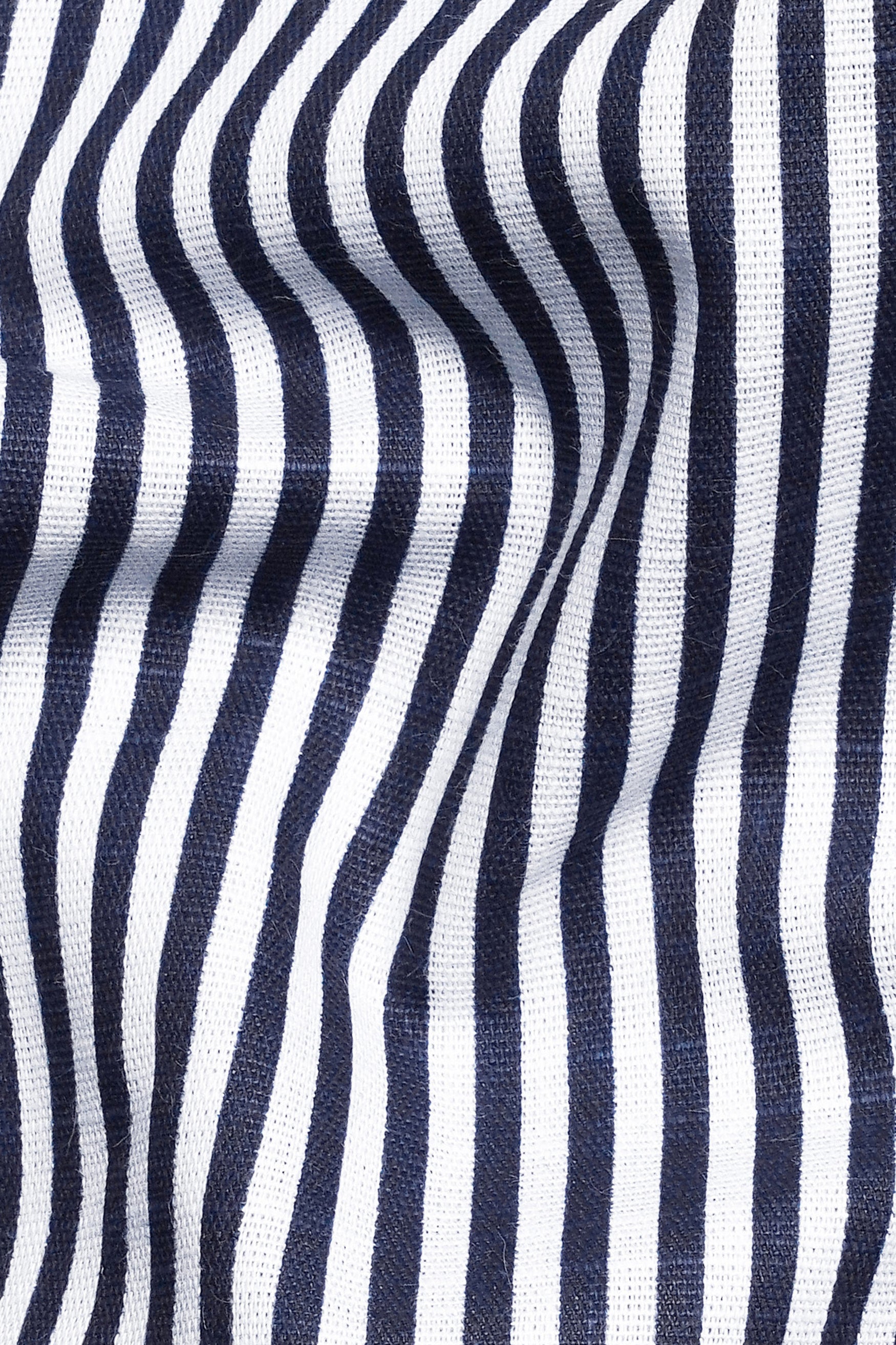 7swords-Haiti Blue and Bright White Striped Premium Cotton Shirt 7S-158-38, 7S-158-39, 7S-158-40, 7S-158-42