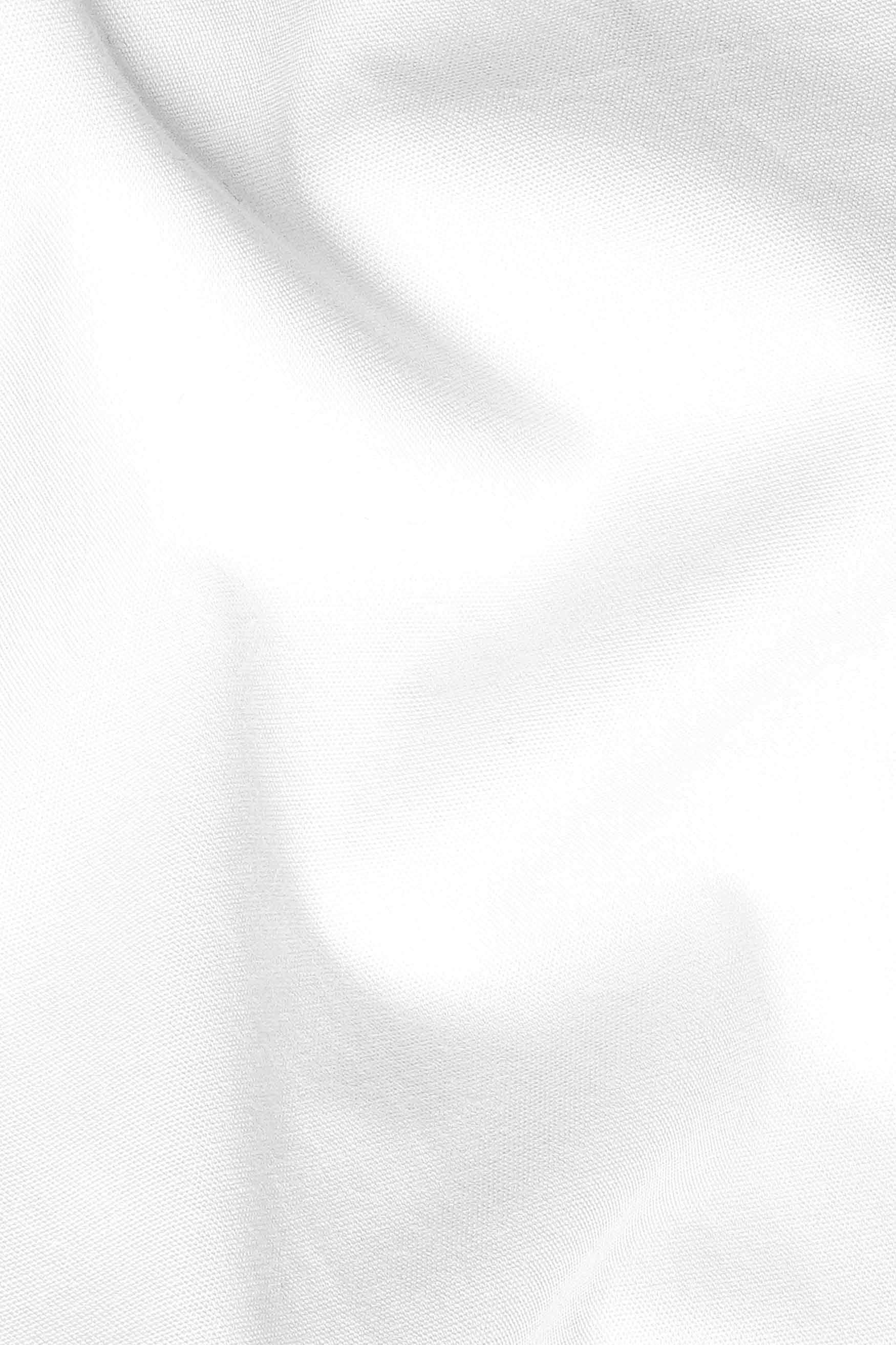 7swords-Bright White Premium Cotton Shirt 7S-166-38, 7S-166-39, 7S-166-40, 7S-166-42