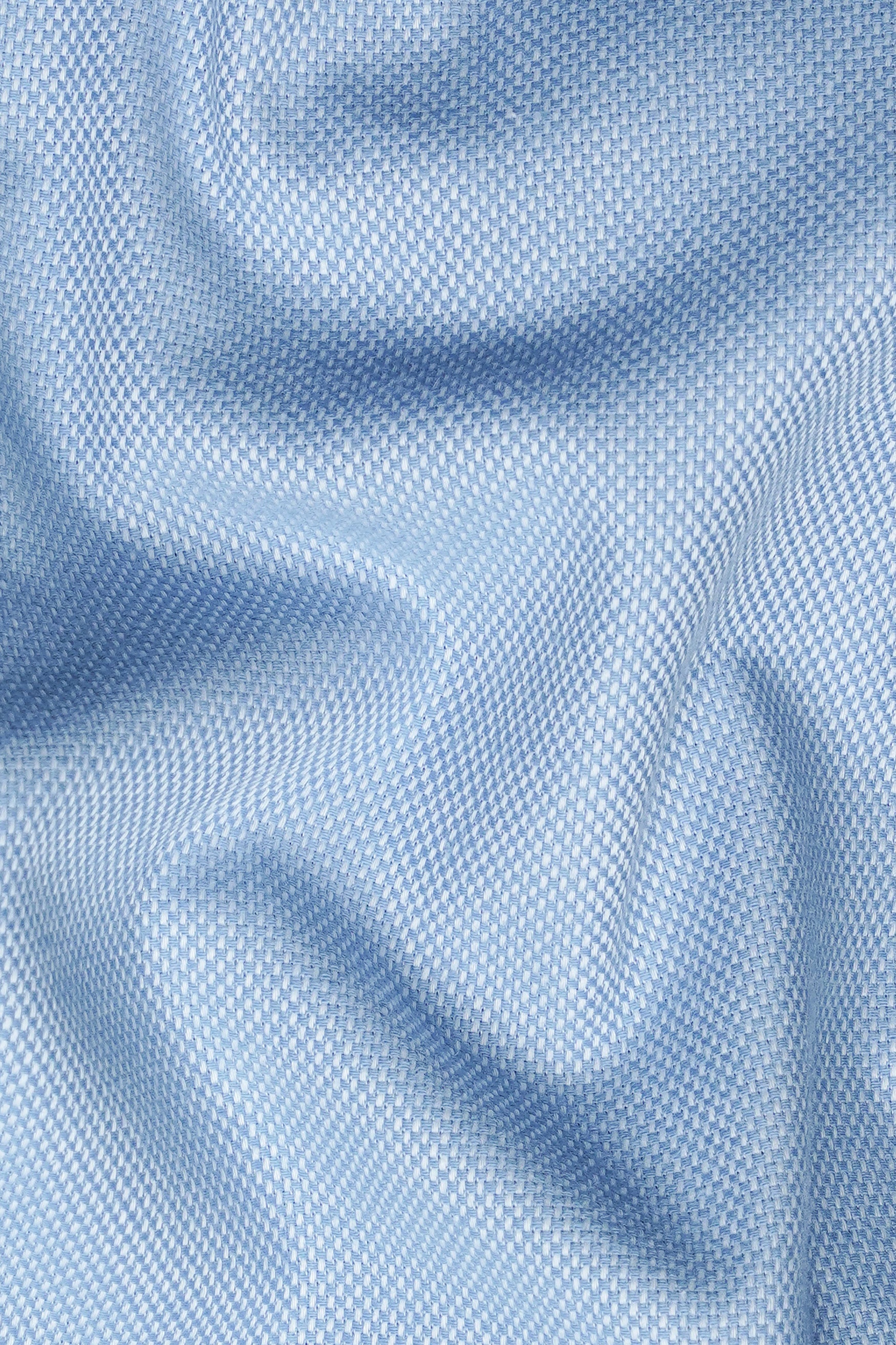 7swords-Spindle Blue Premium Cotton Shirt 7S-181-38, 7S-181-39, 7S-181-40, 7S-181-42