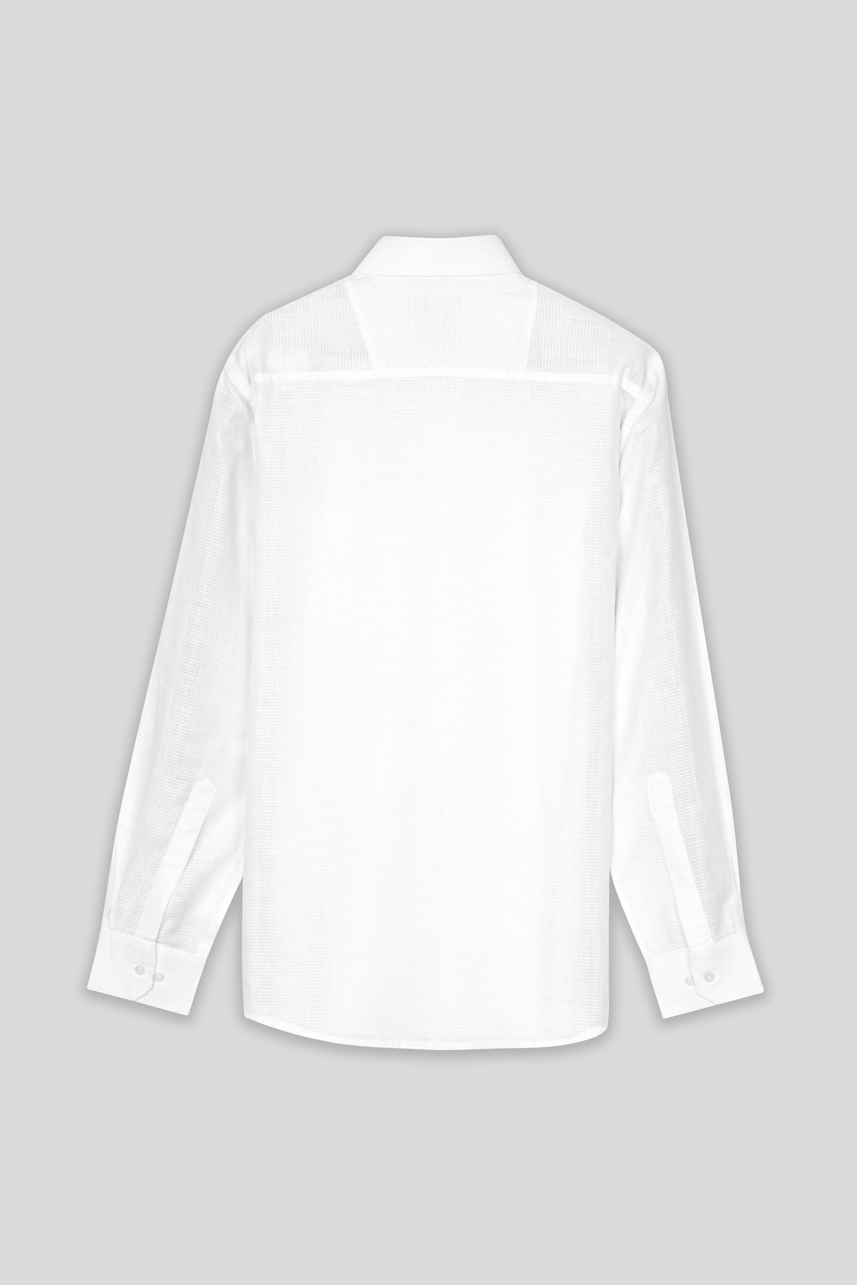 7swords-Bright White Premium Cotton Shirt 7S-183-38, 7S-183-39, 7S-183-40, 7S-183-42