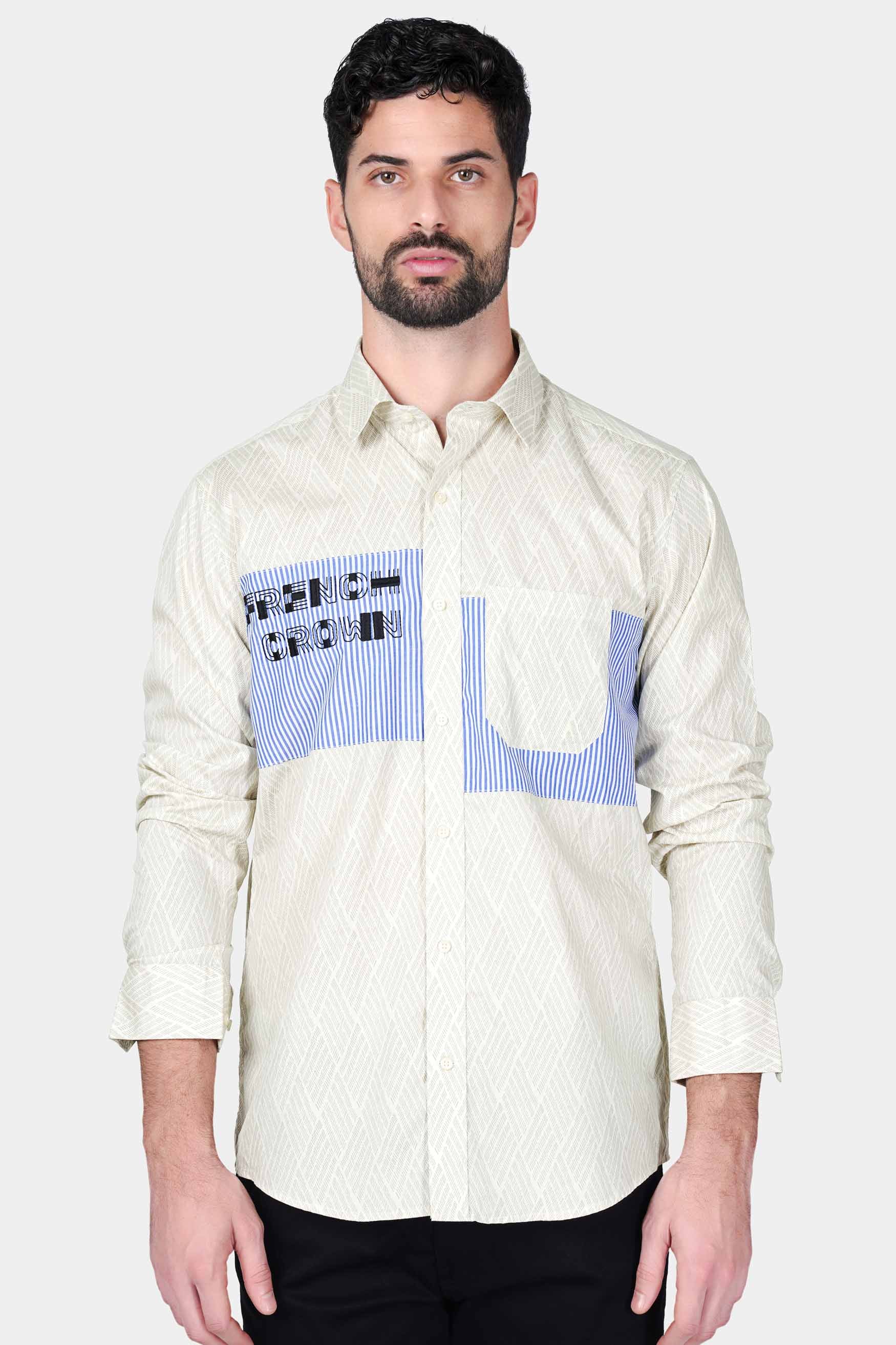Gainsboro Gray and Glaucous Blue Striped Brand Name Embroidered Premium Cotton Designer Shirt 8204-P7-E333-38, 8204-P7-E333-H-38, 8204-P7-E333-39, 8204-P7-E333-H-39, 8204-P7-E333-40, 8204-P7-E333-H-40, 8204-P7-E333-42, 8204-P7-E333-H-42, 8204-P7-E333-44, 8204-P7-E333-H-44, 8204-P7-E333-46, 8204-P7-E333-H-46, 8204-P7-E333-48, 8204-P7-E333-H-48, 8204-P7-E333-50, 8204-P7-E333-H-50, 8204-P7-E333-52, 8204-P7-E333-H-52