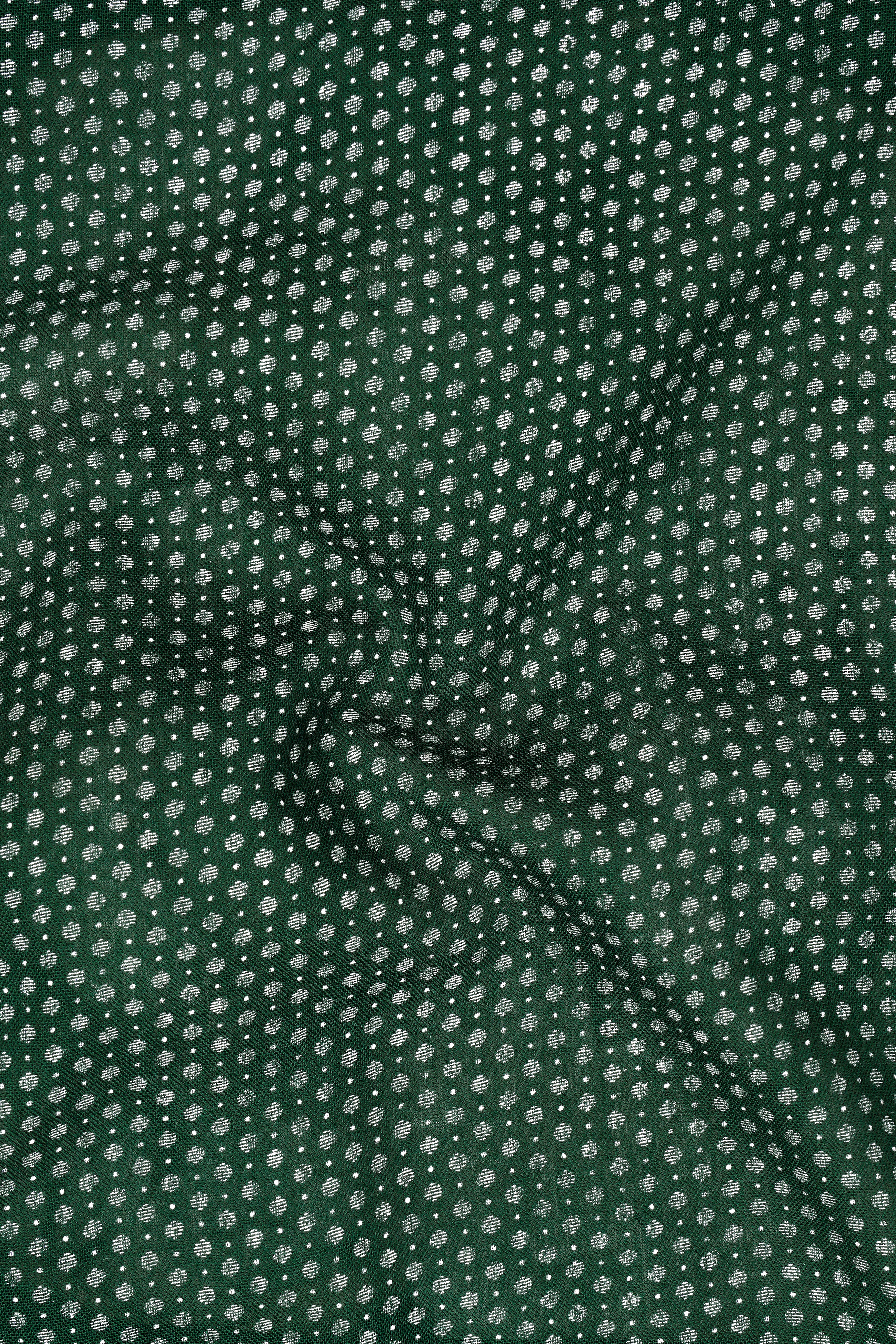 Killarney Green and White Printed Loose Premium Cotton Beachshirt