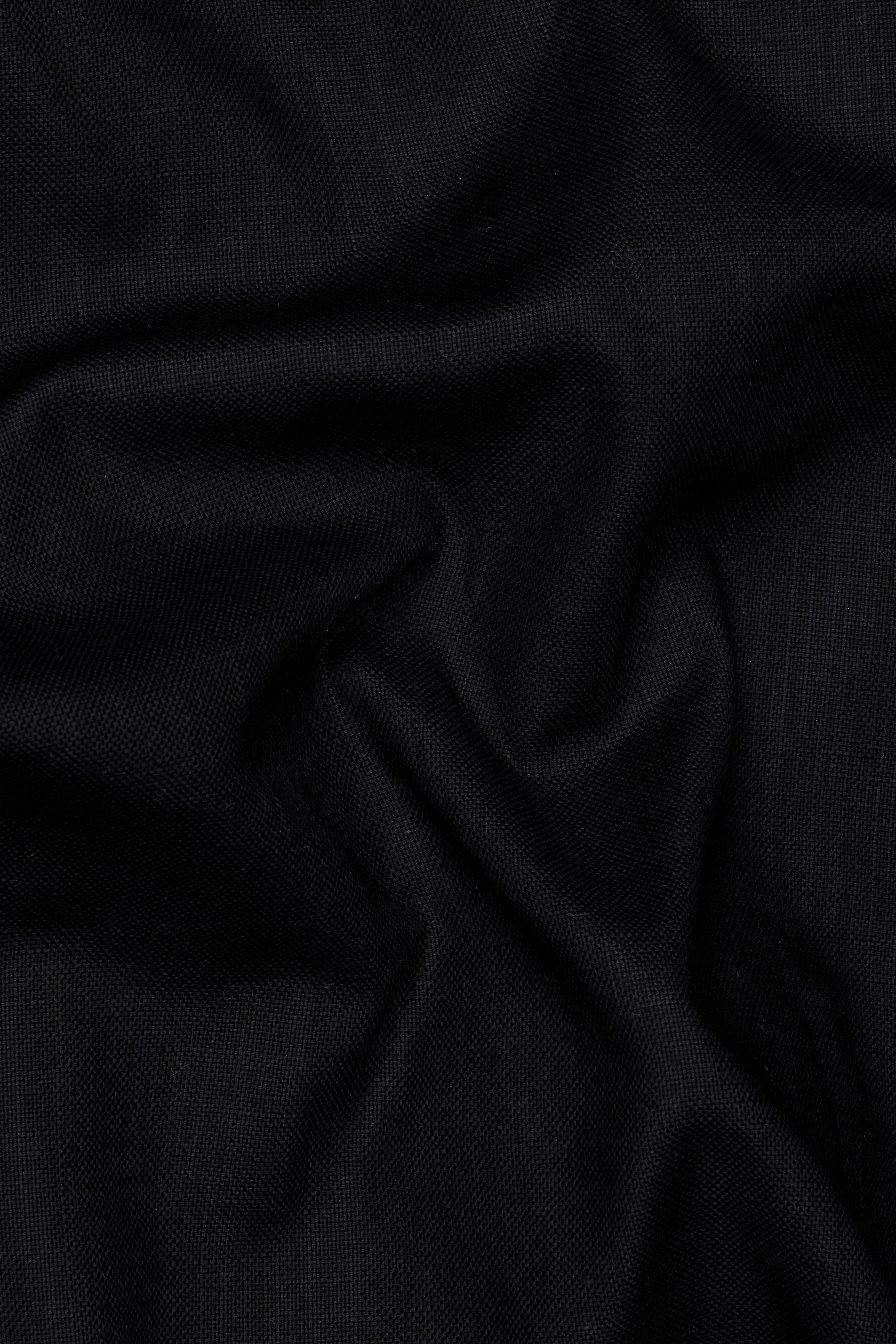 Jade Black and Taupe Green Striped with Embroidered logo Dobby Premium Giza Cotton Designer Shirt