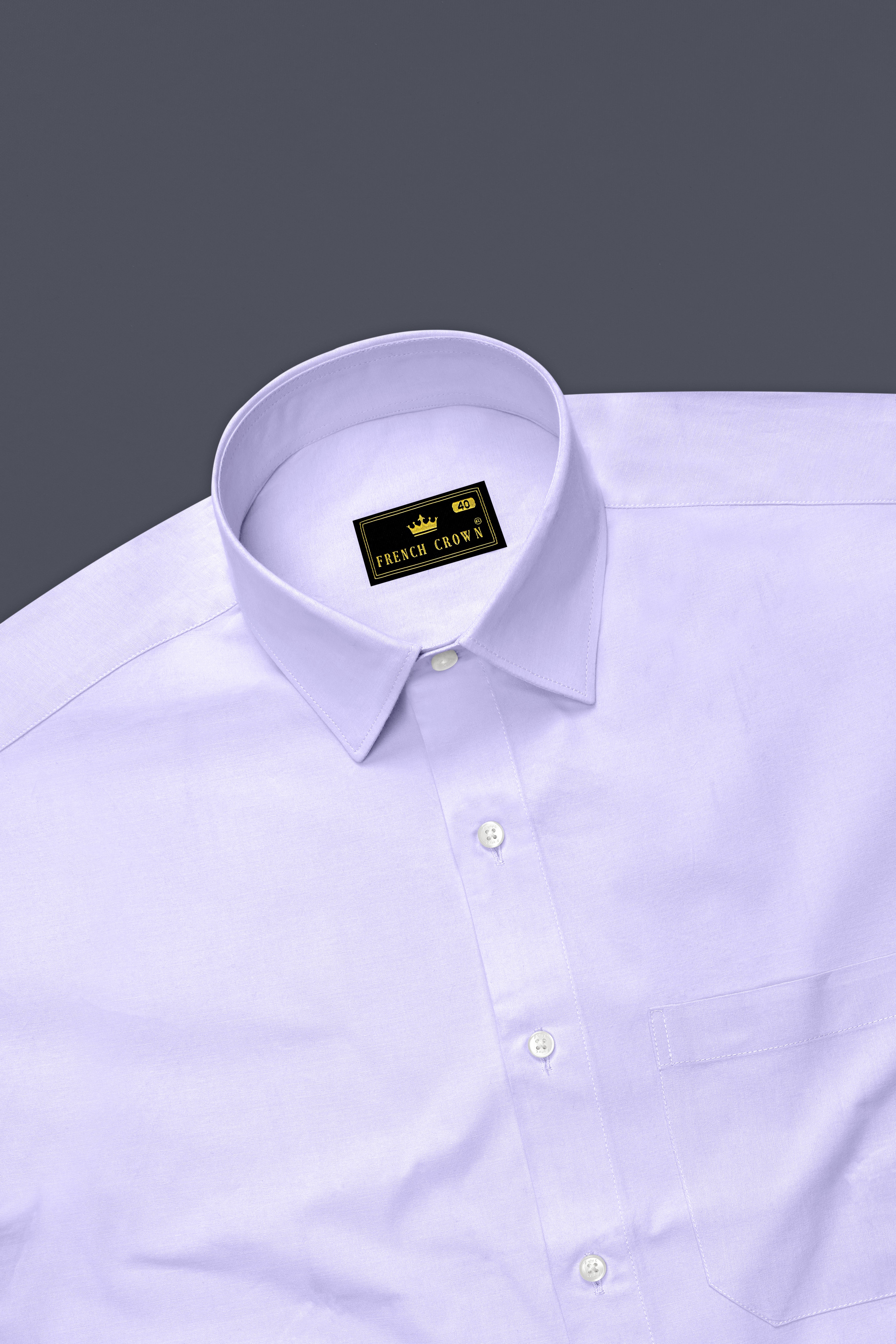Mercury Purple Premium Cotton Shirt