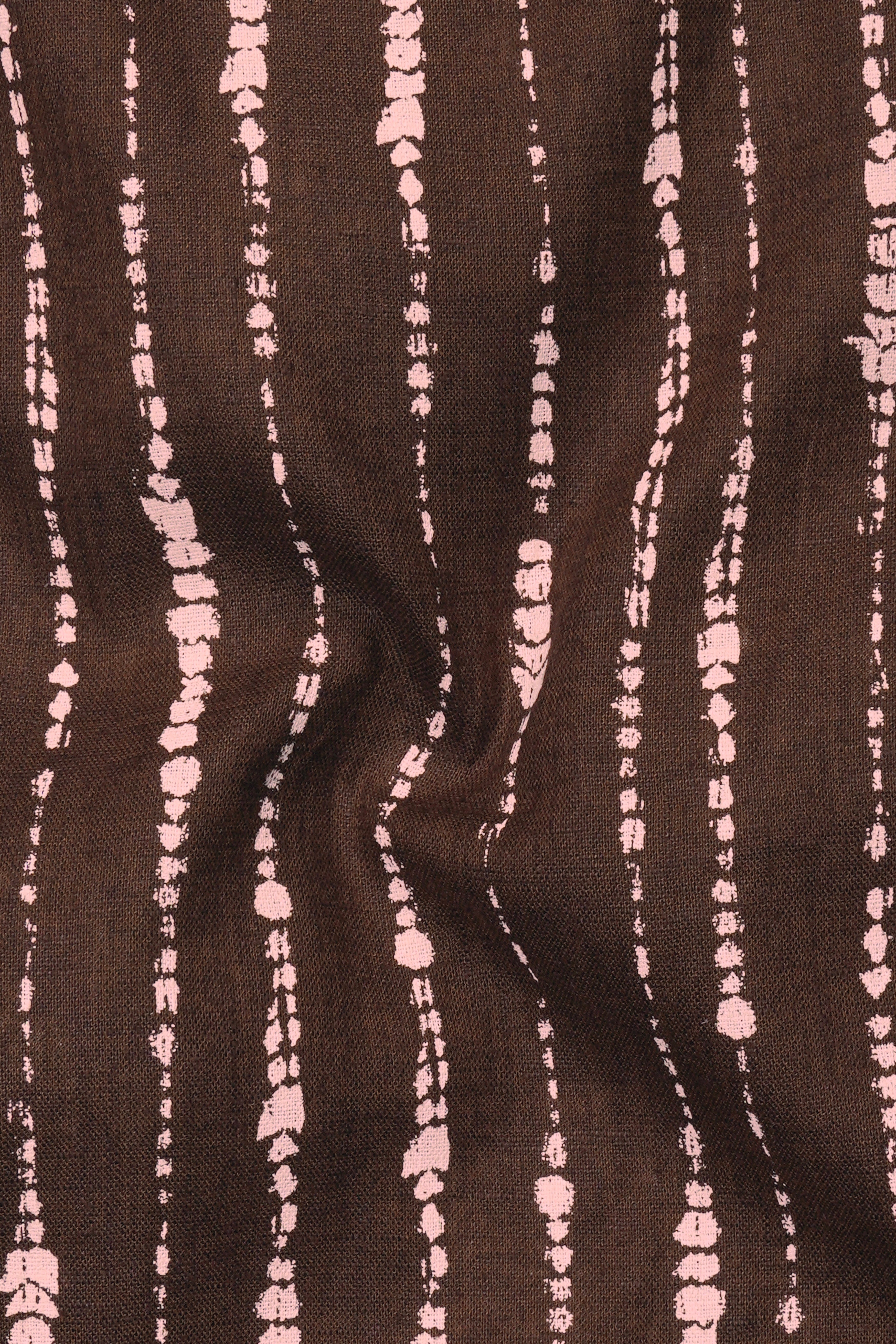 Espresso Brown Striped Kurta Shirt