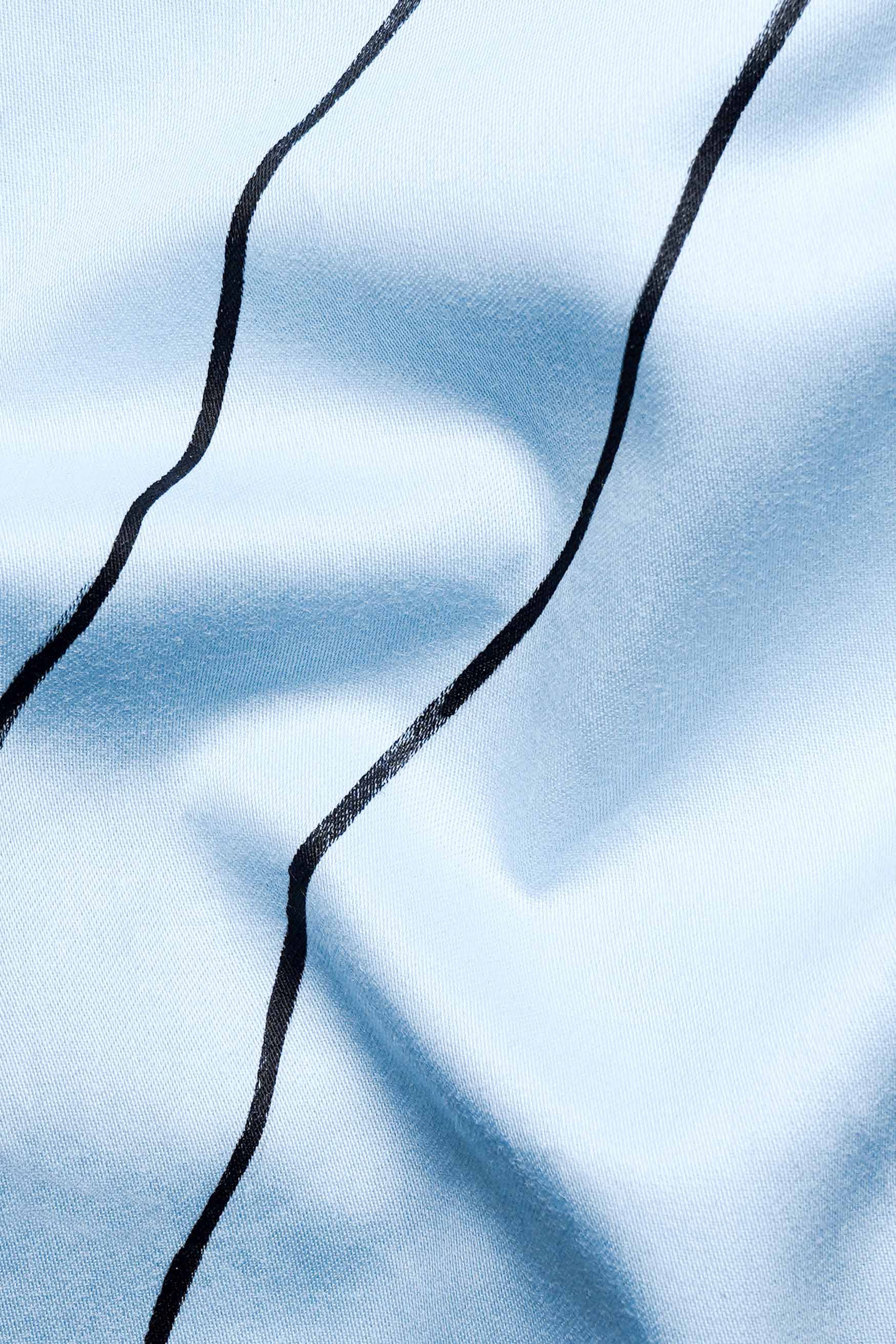 Cerulean Blue with Funky Black Hand Painted Super Soft Premium Cotton Designer shirt 8669-BLK-ART01-38, 8669-BLK-ART01-H-38, 8669-BLK-ART01-39, 8669-BLK-ART01-H-39, 8669-BLK-ART01-40, 8669-BLK-ART01-H-40, 8669-BLK-ART01-42, 8669-BLK-ART01-H-42, 8669-BLK-ART01-44, 8669-BLK-ART01-H-44, 8669-BLK-ART01-46, 8669-BLK-ART01-H-46, 8669-BLK-ART01-48, 8669-BLK-ART01-H-48, 8669-BLK-ART01-50, 8669-BLK-ART01-H-50, 8669-BLK-ART01-52, 8669-BLK-ART01-H-52