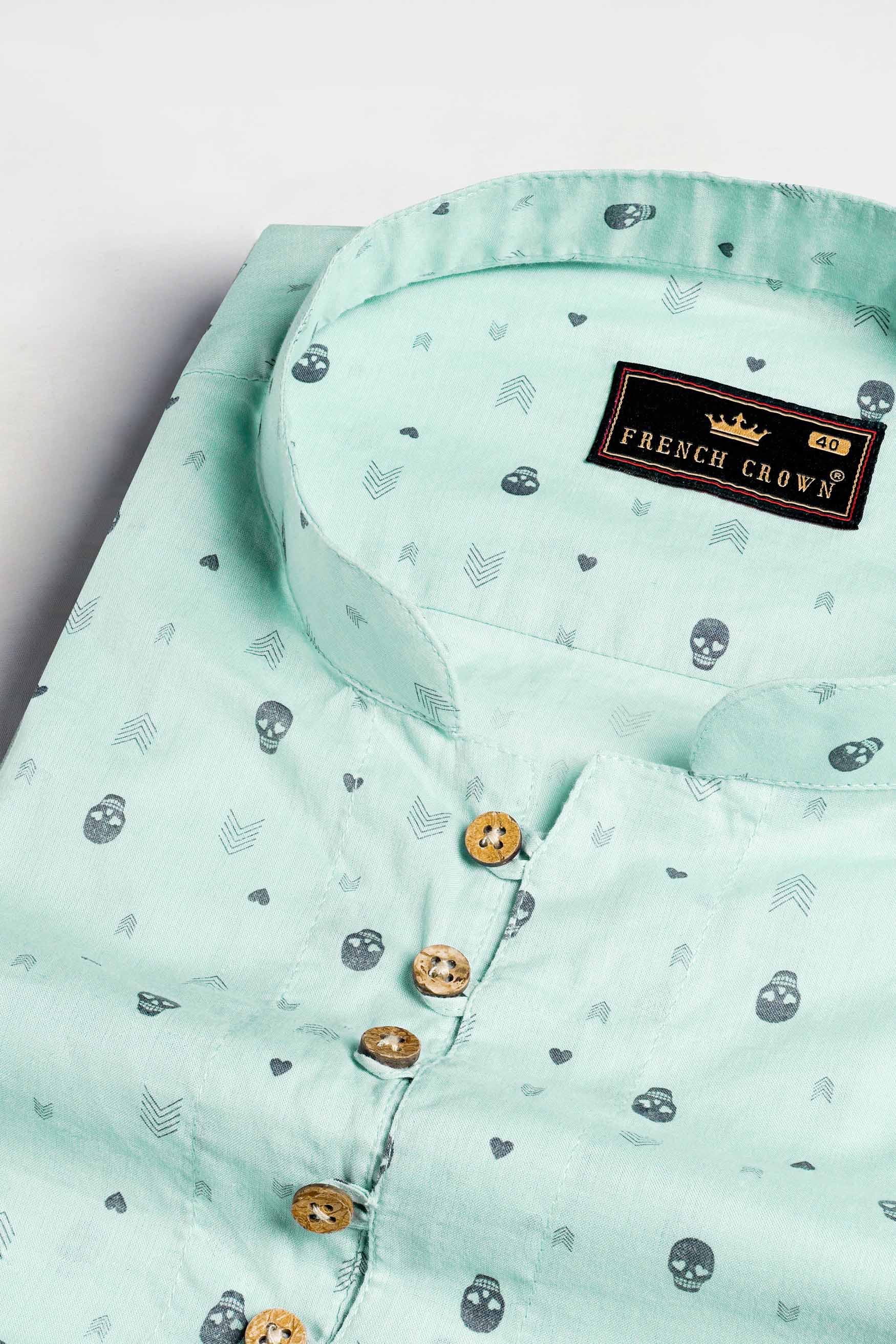 Sea Mist Blue and Pablo Brown Sun-Moon Patchwork Premium Cotton Designer Kurta Shirt 8756-KS-E295-38, 8756-KS-E295-H-38, 8756-KS-E295-39, 8756-KS-E295-H-39, 8756-KS-E295-40, 8756-KS-E295-H-40, 8756-KS-E295-42, 8756-KS-E295-H-42, 8756-KS-E295-44, 8756-KS-E295-H-44, 8756-KS-E295-46, 8756-KS-E295-H-46, 8756-KS-E295-48, 8756-KS-E295-H-48, 8756-KS-E295-50, 8756-KS-E295-H-50, 8756-KS-E295-52, 8756-KS-E295-H-52