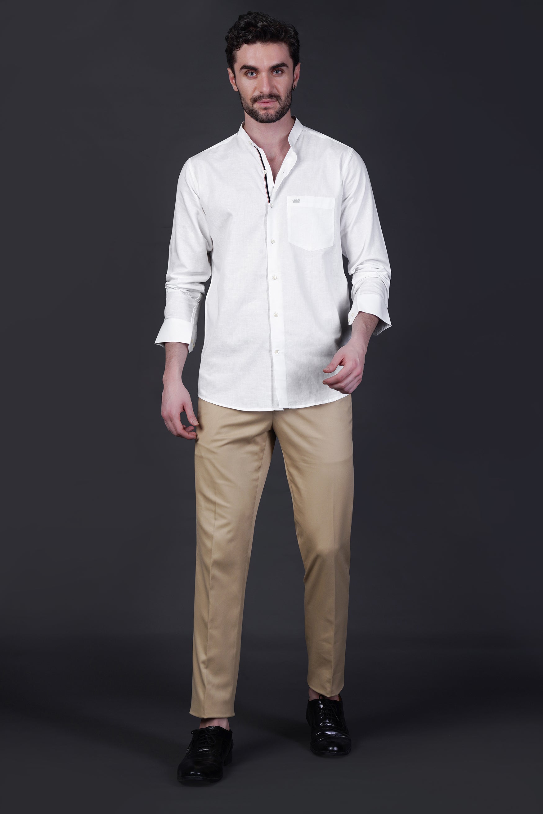 Snow White Luxurious Linen Shirt.
