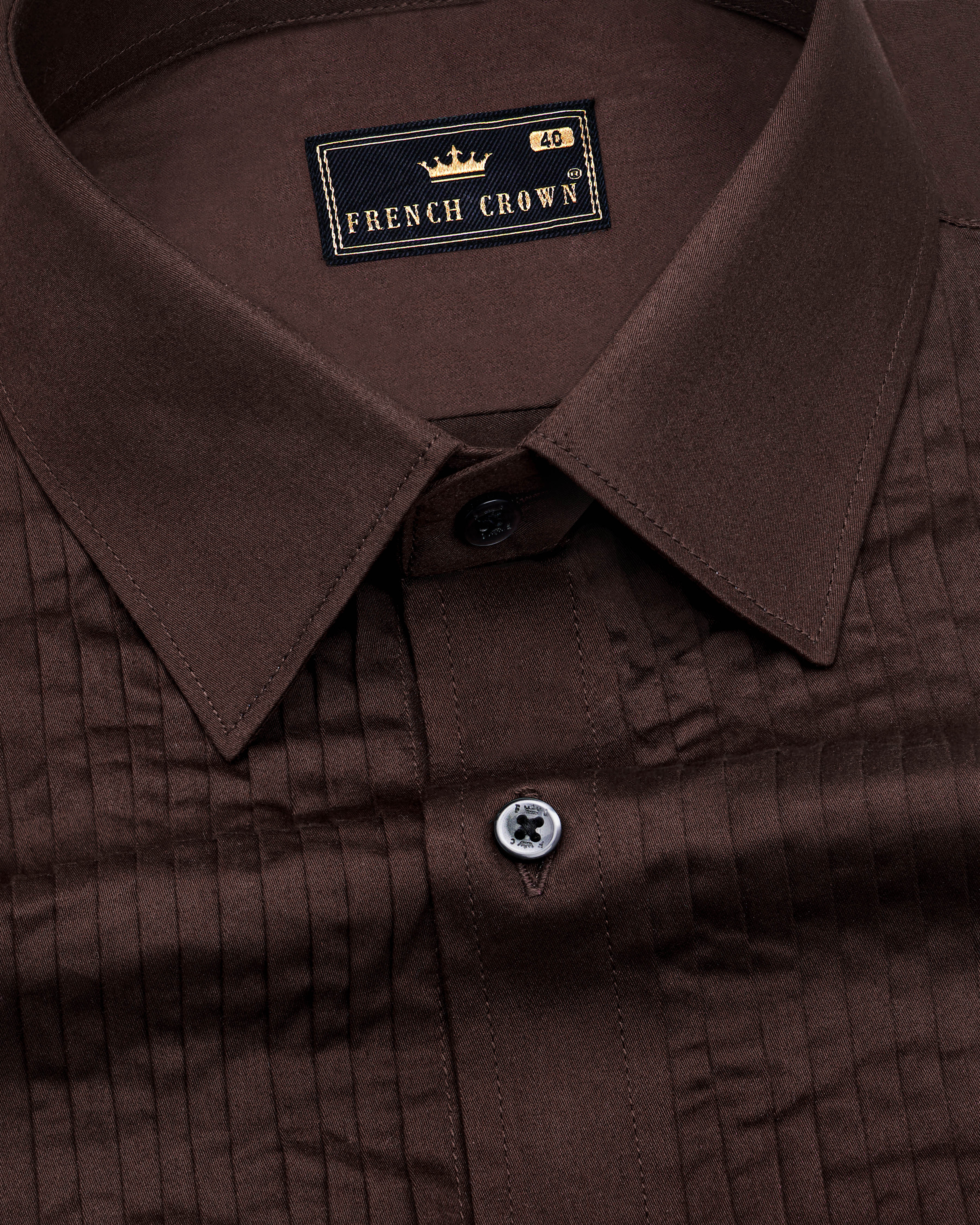 Sambuca Brown Snake Pleated Super Soft Premium Cotton Tuxedo Shirt  8820-BLK-TXD-38,8820-BLK-TXD-H-38,8820-BLK-TXD-39,8820-BLK-TXD-H-39,8820-BLK-TXD-40,8820-BLK-TXD-H-40,8820-BLK-TXD-42,8820-BLK-TXD-H-42,8820-BLK-TXD-44,8820-BLK-TXD-H-44,8820-BLK-TXD-46,8820-BLK-TXD-H-46,8820-BLK-TXD-48,8820-BLK-TXD-H-48,8820-BLK-TXD-50,8820-BLK-TXD-H-50,8820-BLK-TXD-52,8820-BLK-TXD-H-52