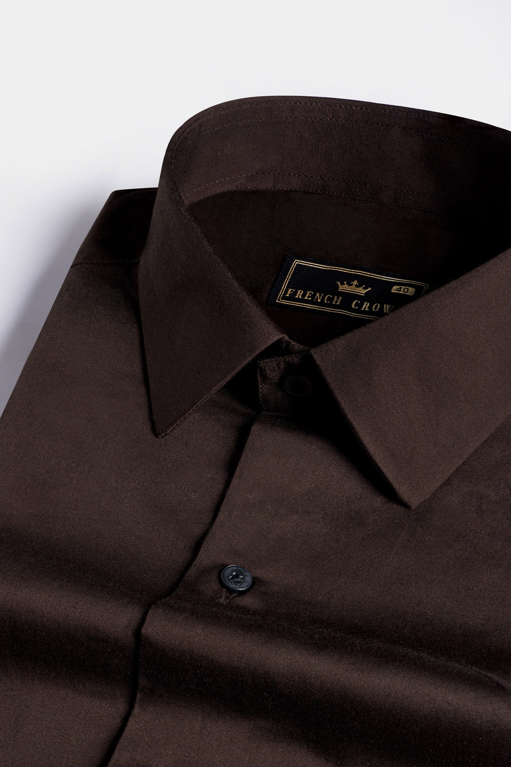 Acadia Brown Lord Ram Hand Painted Subtle Sheen Super Soft Premium Cotton Designer Shirt