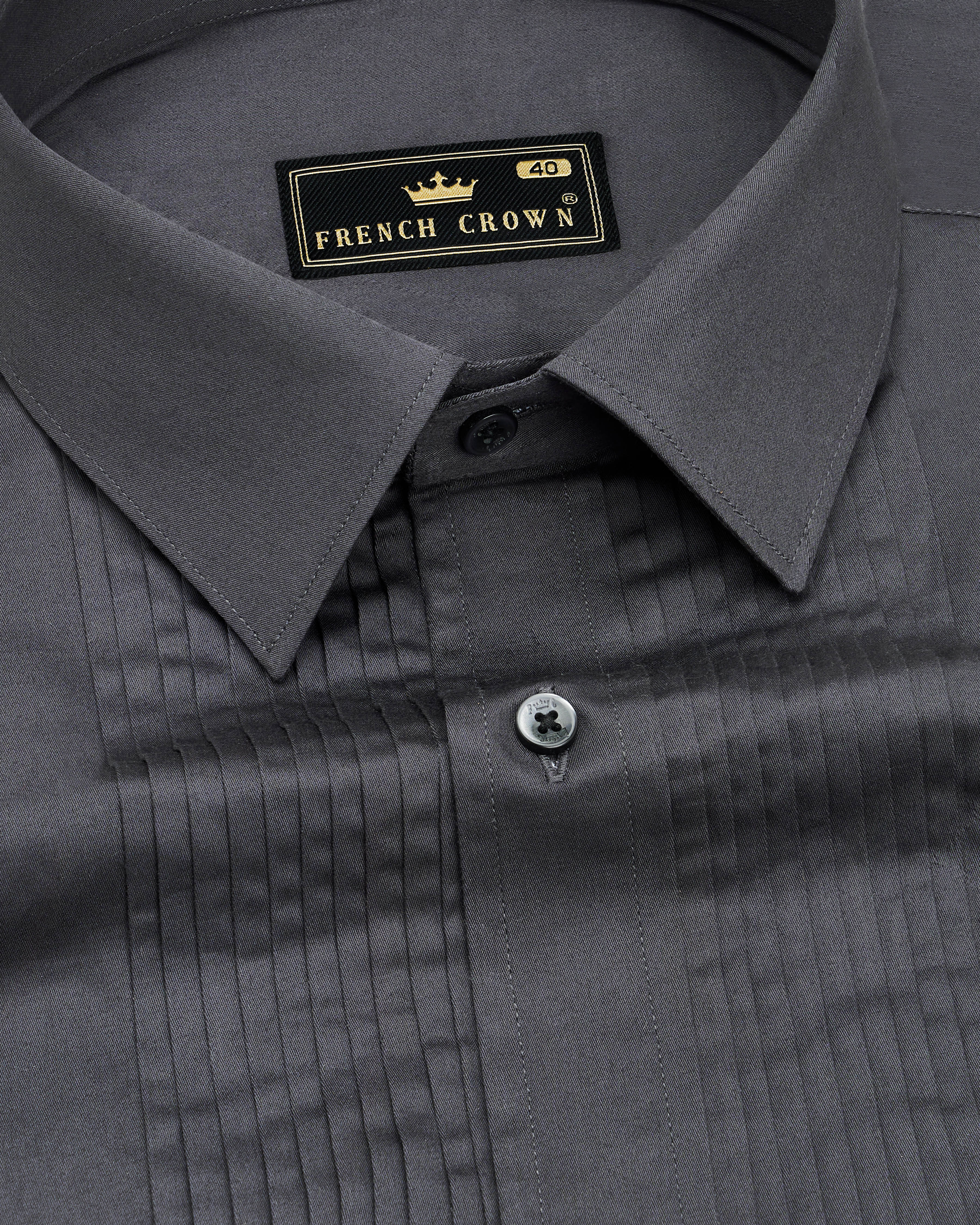 Iridium Gray Snake Pleated Super Soft Premium Cotton Tuxedo Shirt 8846-BLK-TXD-38, 8846-BLK-TXD-H-38, 8846-BLK-TXD-39, 8846-BLK-TXD-H-39, 8846-BLK-TXD-40, 8846-BLK-TXD-H-40, 8846-BLK-TXD-42, 8846-BLK-TXD-H-42, 8846-BLK-TXD-44, 8846-BLK-TXD-H-44, 8846-BLK-TXD-46, 8846-BLK-TXD-H-46, 8846-BLK-TXD-48, 8846-BLK-TXD-H-48, 8846-BLK-TXD-50, 8846-BLK-TXD-H-50, 8846-BLK-TXD-52, 8846-BLK-TXD-H-52