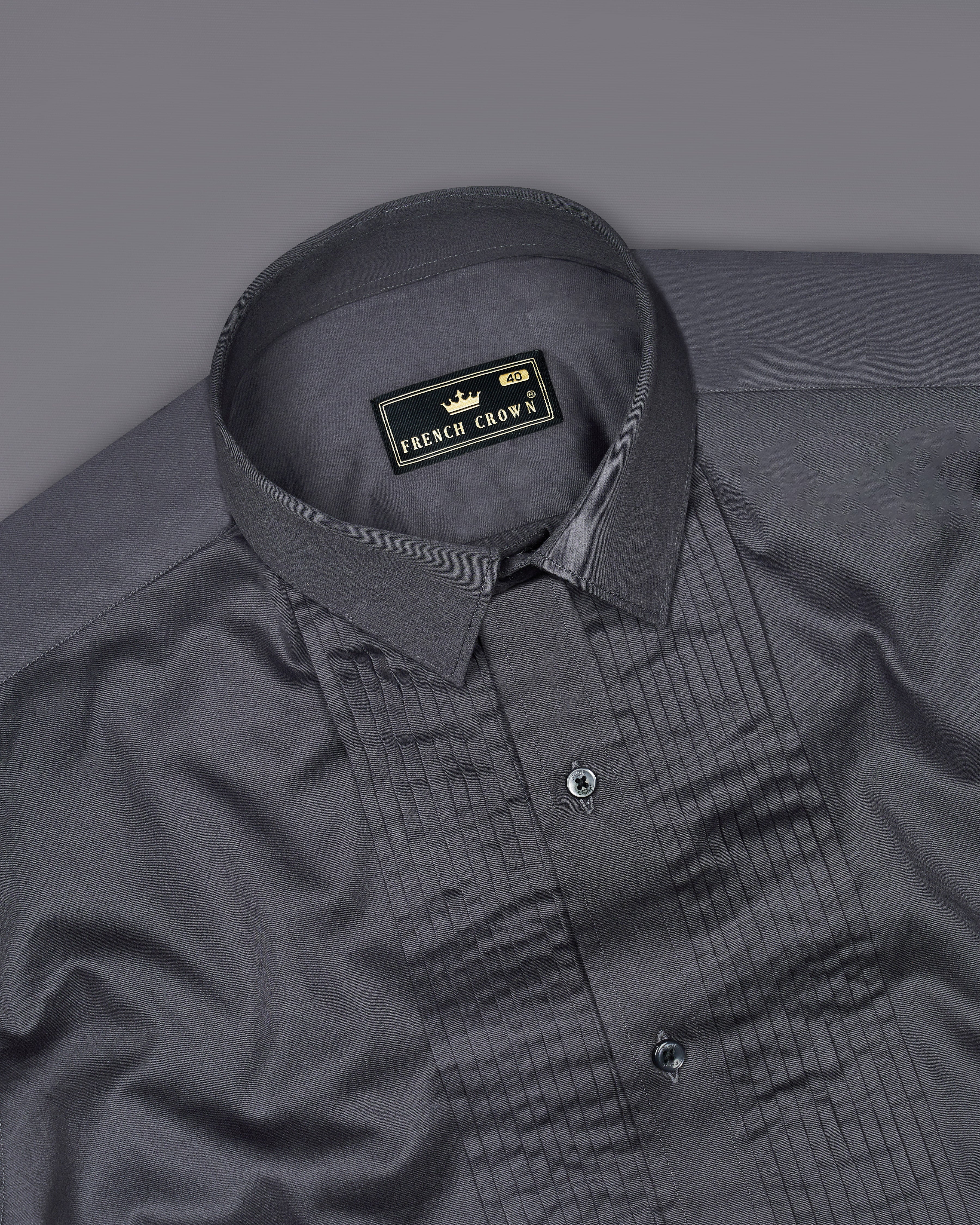 Iridium Gray Snake Pleated Super Soft Premium Cotton Tuxedo Shirt 8846-BLK-TXD-38, 8846-BLK-TXD-H-38, 8846-BLK-TXD-39, 8846-BLK-TXD-H-39, 8846-BLK-TXD-40, 8846-BLK-TXD-H-40, 8846-BLK-TXD-42, 8846-BLK-TXD-H-42, 8846-BLK-TXD-44, 8846-BLK-TXD-H-44, 8846-BLK-TXD-46, 8846-BLK-TXD-H-46, 8846-BLK-TXD-48, 8846-BLK-TXD-H-48, 8846-BLK-TXD-50, 8846-BLK-TXD-H-50, 8846-BLK-TXD-52, 8846-BLK-TXD-H-52