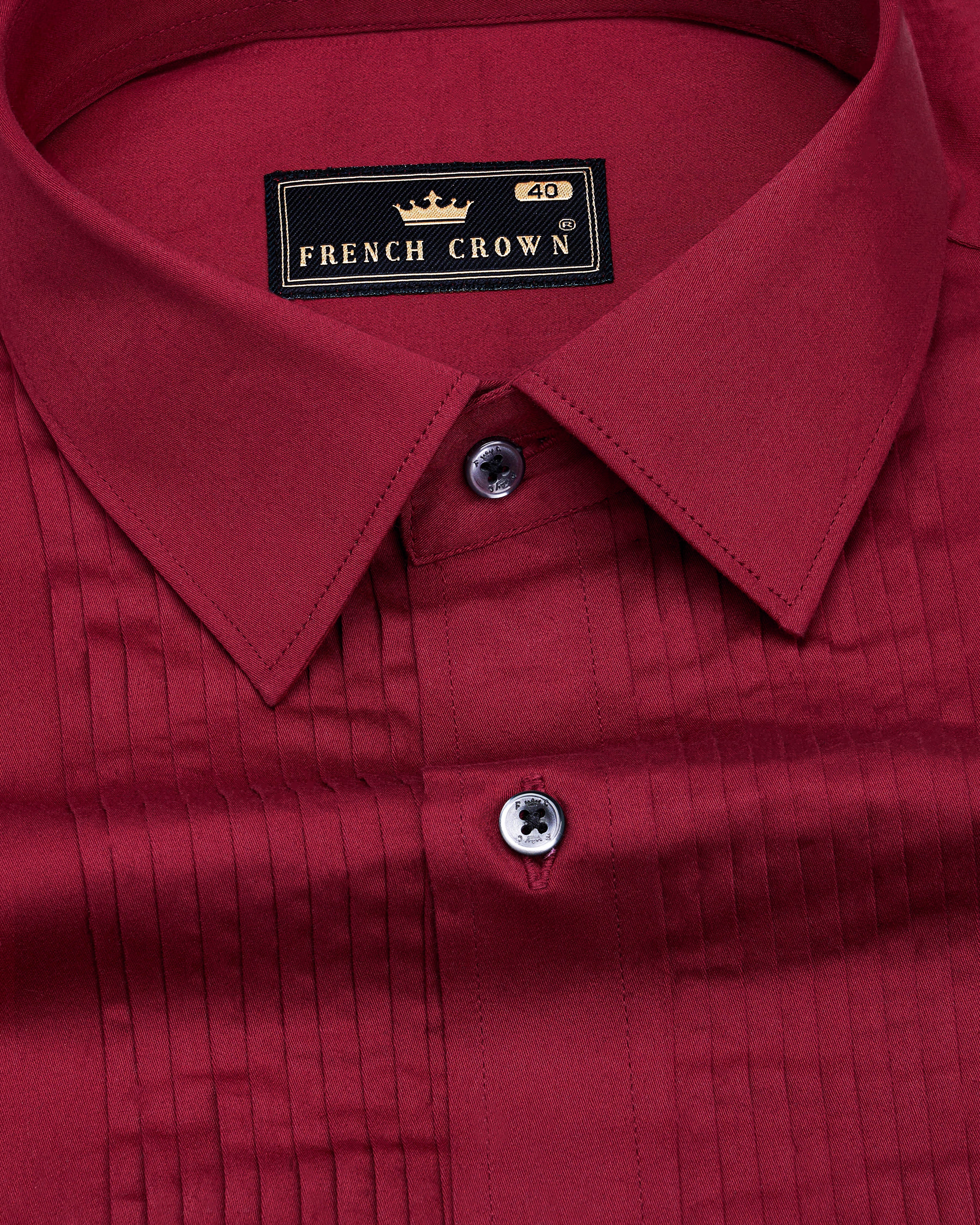 Vivid Auburn Red Subtle Sheen Snake Pleated Super Soft Premium Cotton Tuxedo Shirt 8868-BLK-TXD-38, 8868-BLK-TXD-H-38, 8868-BLK-TXD-39, 8868-BLK-TXD-H-39, 8868-BLK-TXD-40, 8868-BLK-TXD-H-40, 8868-BLK-TXD-42, 8868-BLK-TXD-H-42, 8868-BLK-TXD-44, 8868-BLK-TXD-H-44, 8868-BLK-TXD-46, 8868-BLK-TXD-H-46, 8868-BLK-TXD-48, 8868-BLK-TXD-H-48, 8868-BLK-TXD-50, 8868-BLK-TXD-H-50, 8868-BLK-TXD-52, 8868-BLK-TXD-H-52