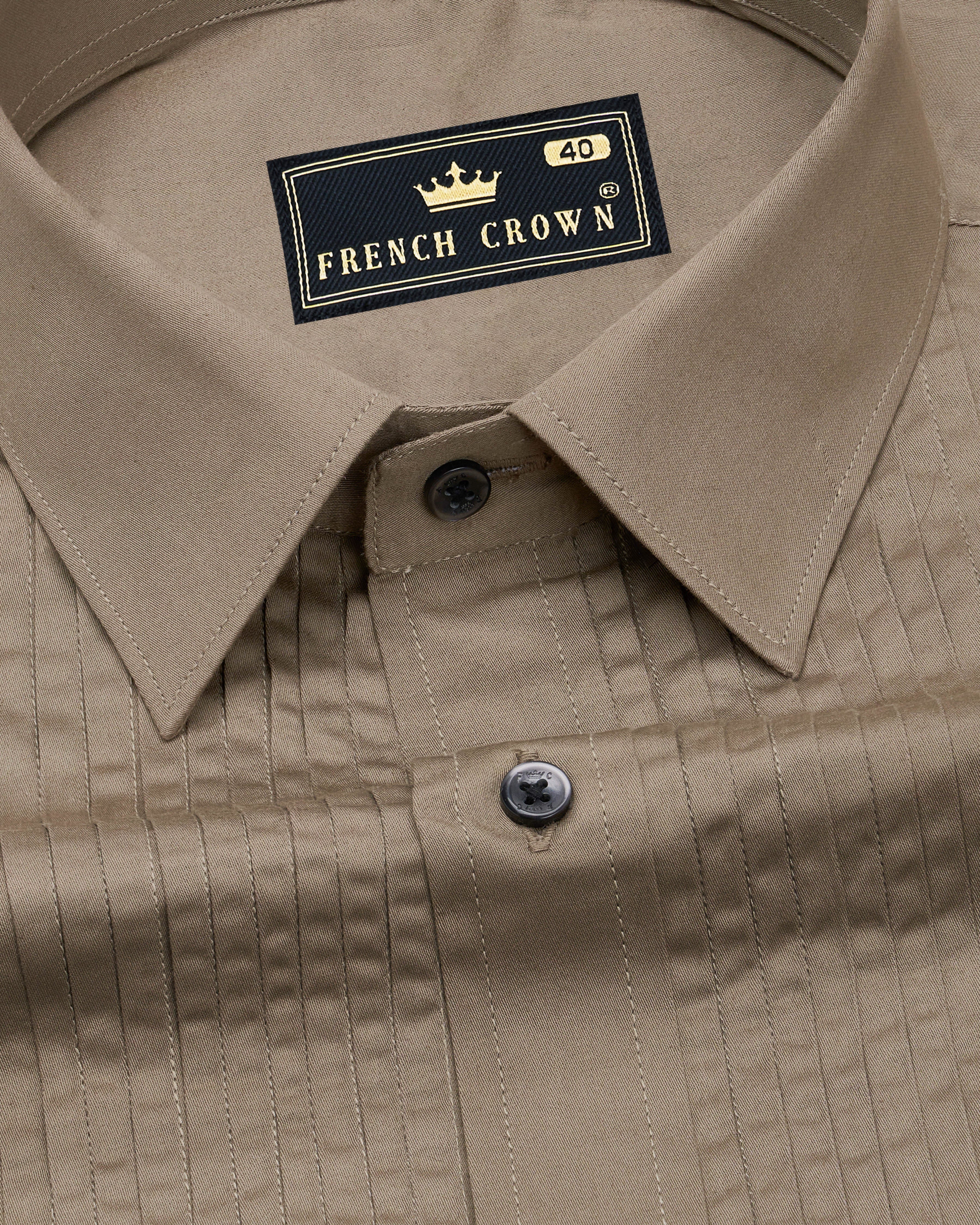 Arrowtown Brown Subtle Sheen Snake Pleated Super Soft Premium Cotton Tuxedo Shirt 8888-BLK-TXD-38, 8888-BLK-TXD-H-38, 8888-BLK-TXD-39, 8888-BLK-TXD-H-39, 8888-BLK-TXD-40, 8888-BLK-TXD-H-40, 8888-BLK-TXD-42, 8888-BLK-TXD-H-42, 8888-BLK-TXD-44, 8888-BLK-TXD-H-44, 8888-BLK-TXD-46, 8888-BLK-TXD-H-46, 8888-BLK-TXD-48, 8888-BLK-TXD-H-48, 8888-BLK-TXD-50, 8888-BLK-TXD-H-50, 8888-BLK-TXD-52, 8888-BLK-TXD-H-52