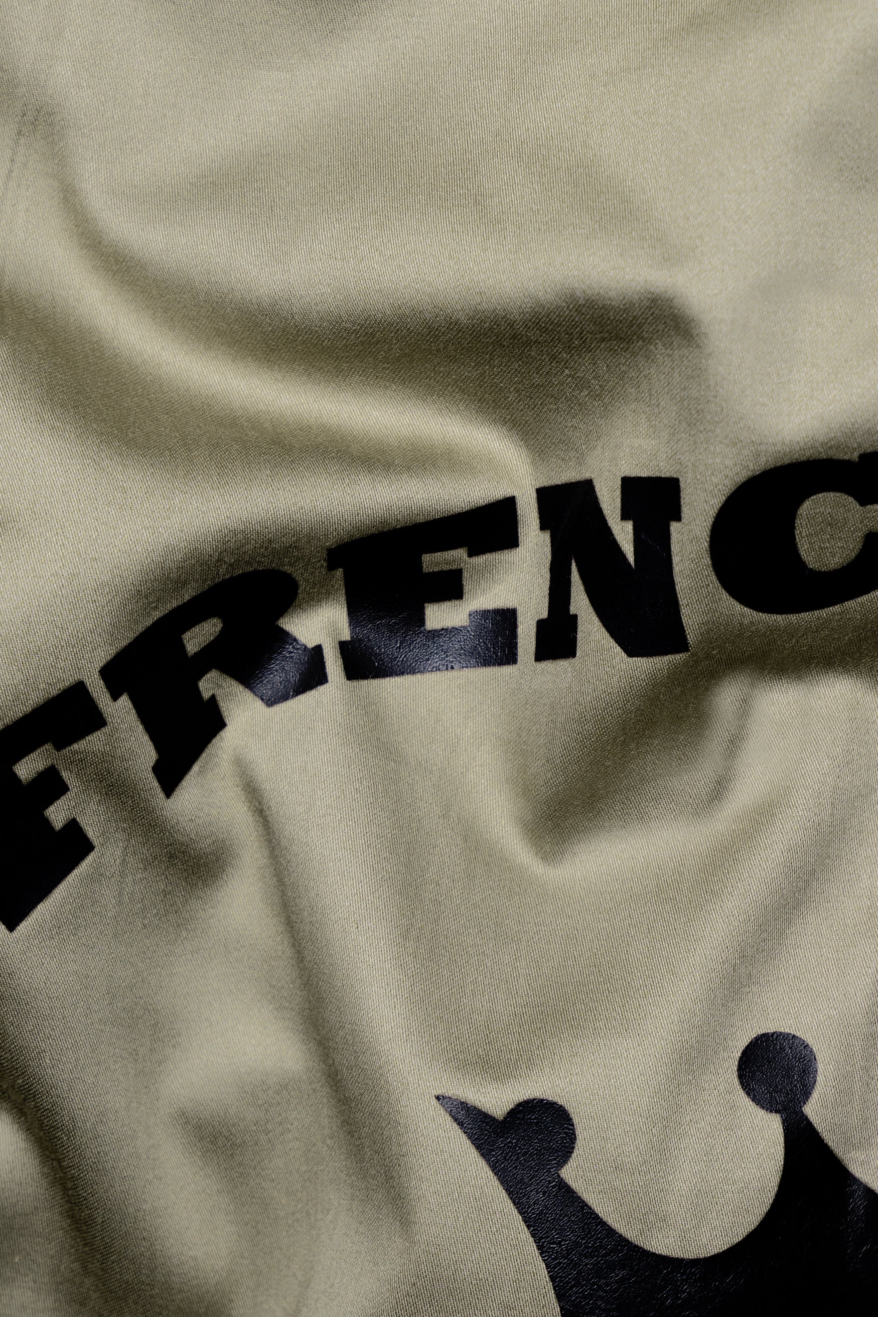Oyster Brown French Crown Printed Subtle Sheen Super Soft Premium Cotton Designer Shirt