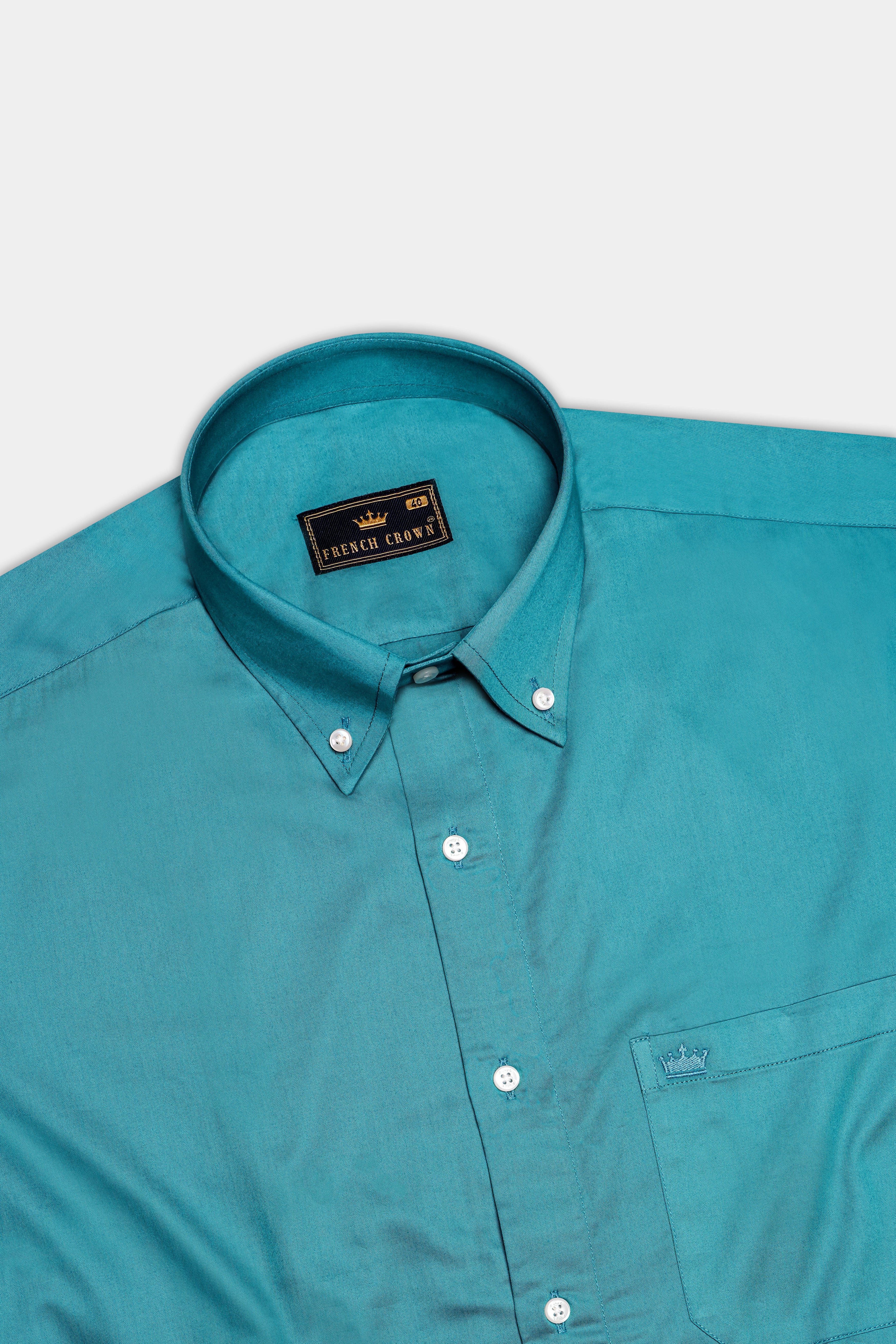 Smalt Green Super Soft Premium Cotton Shirt