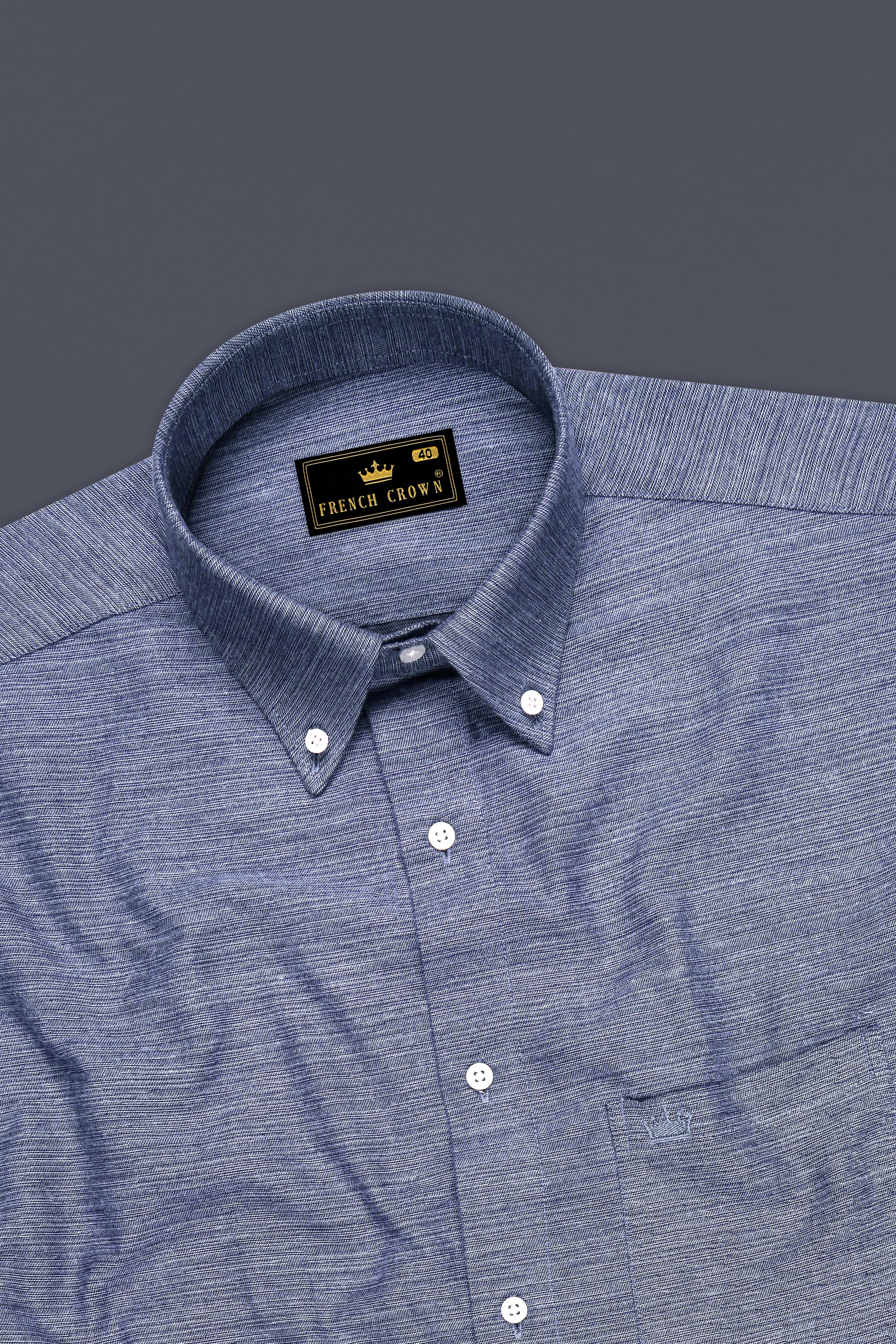 Bayoux Gray Button Down Flannel Shirt