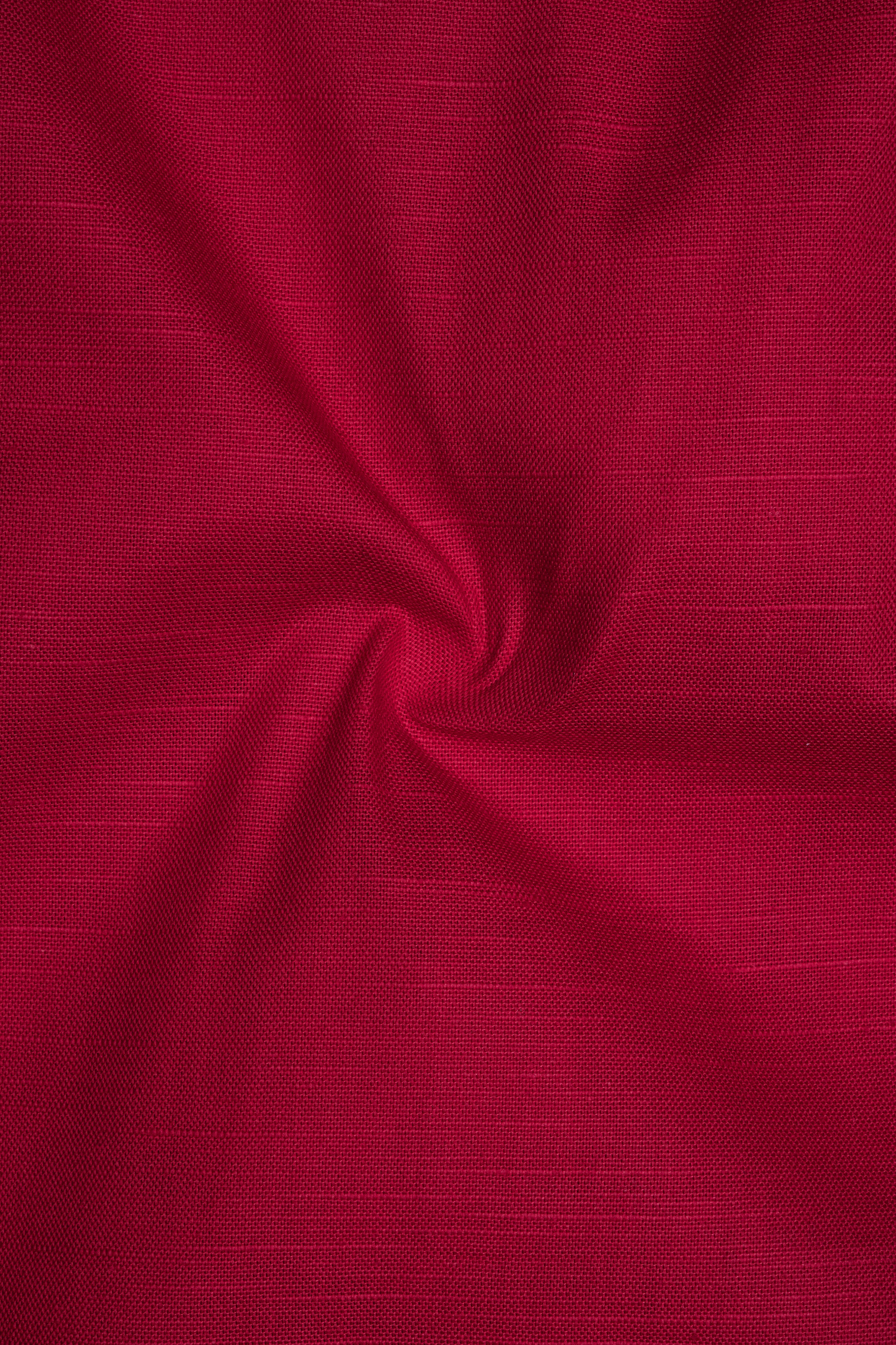 Cardinal Red Luxurious Linen Shirt