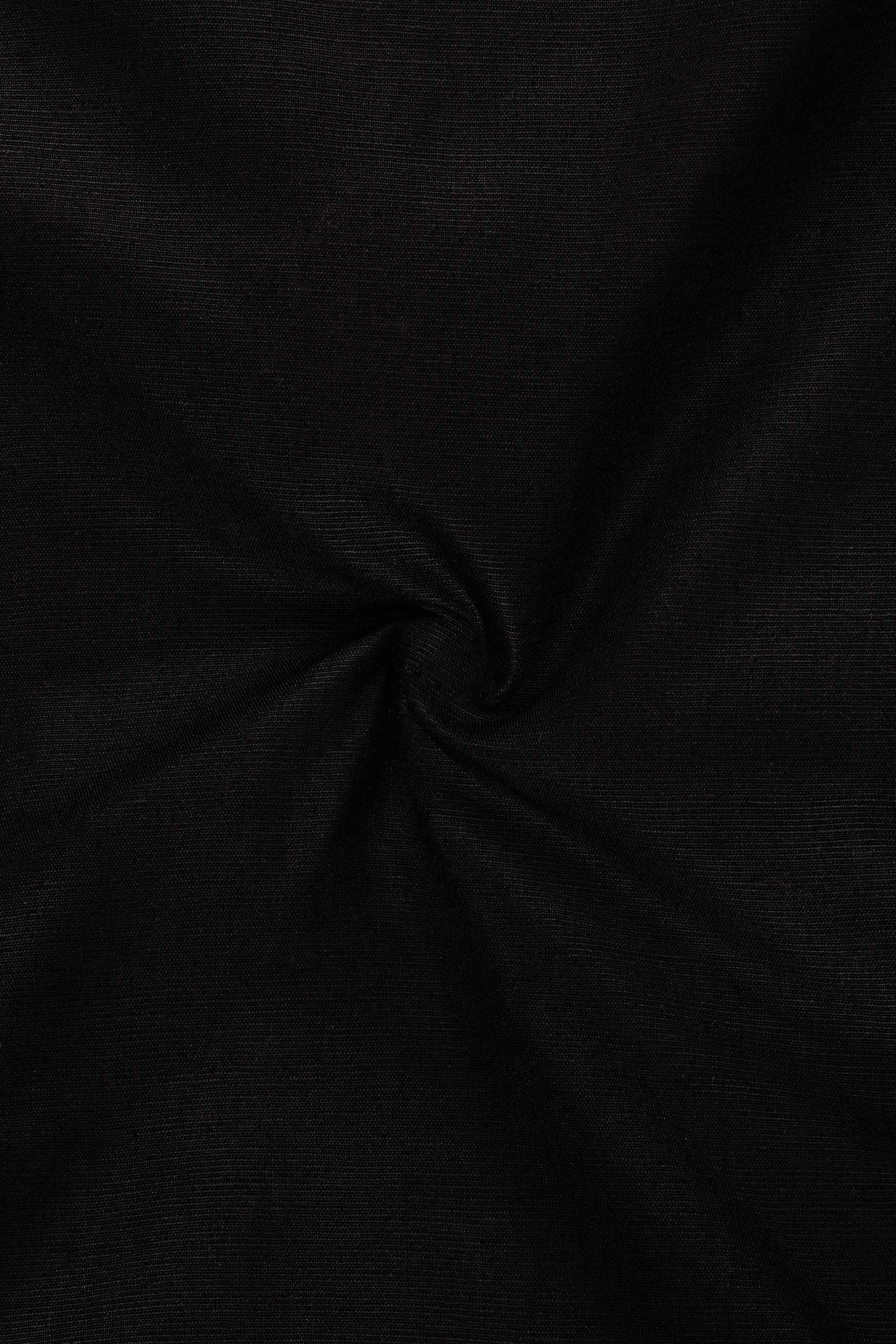 Grease Black Luxurious Linen SHIRT