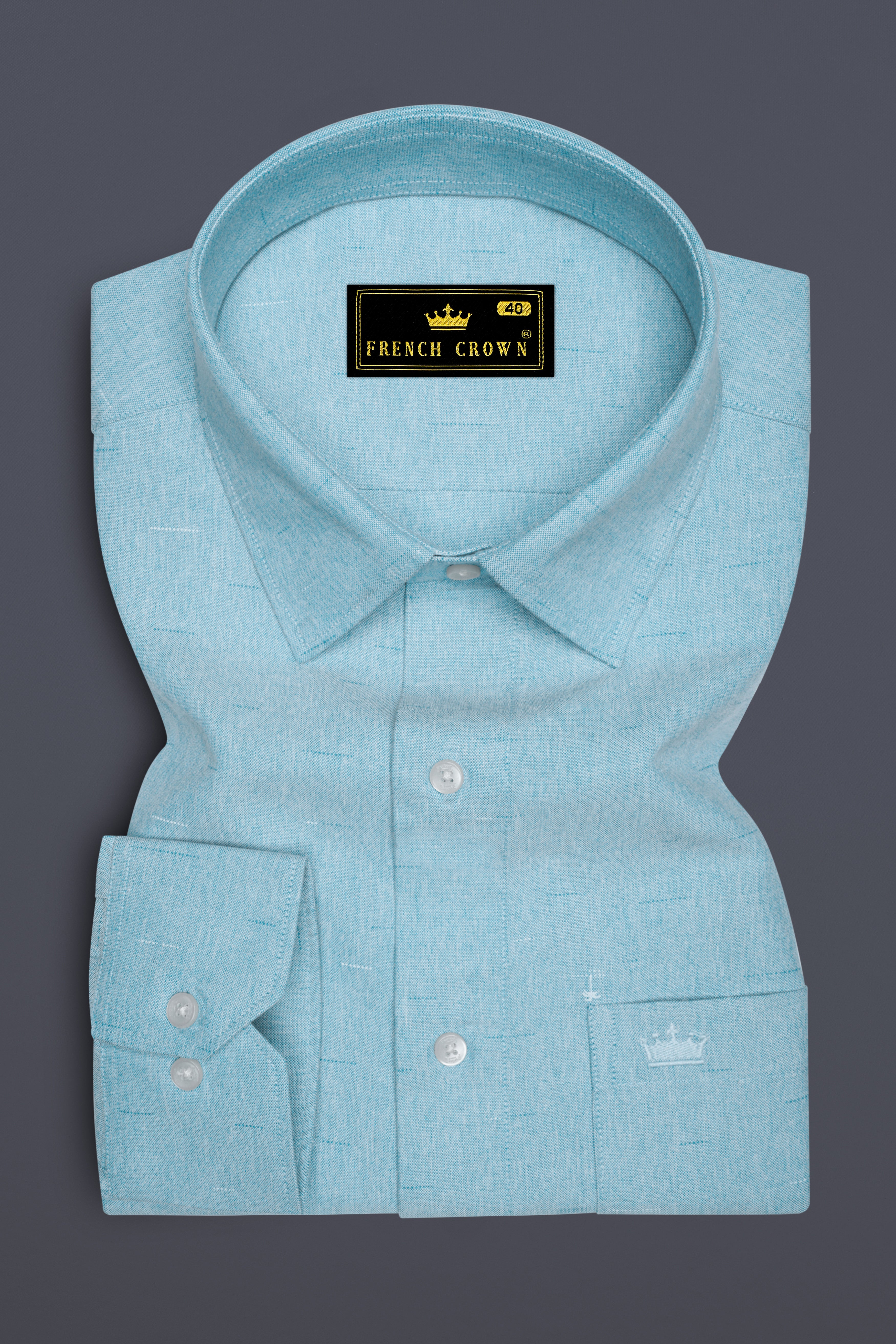 Nebula Blue Royal Oxford Shirt