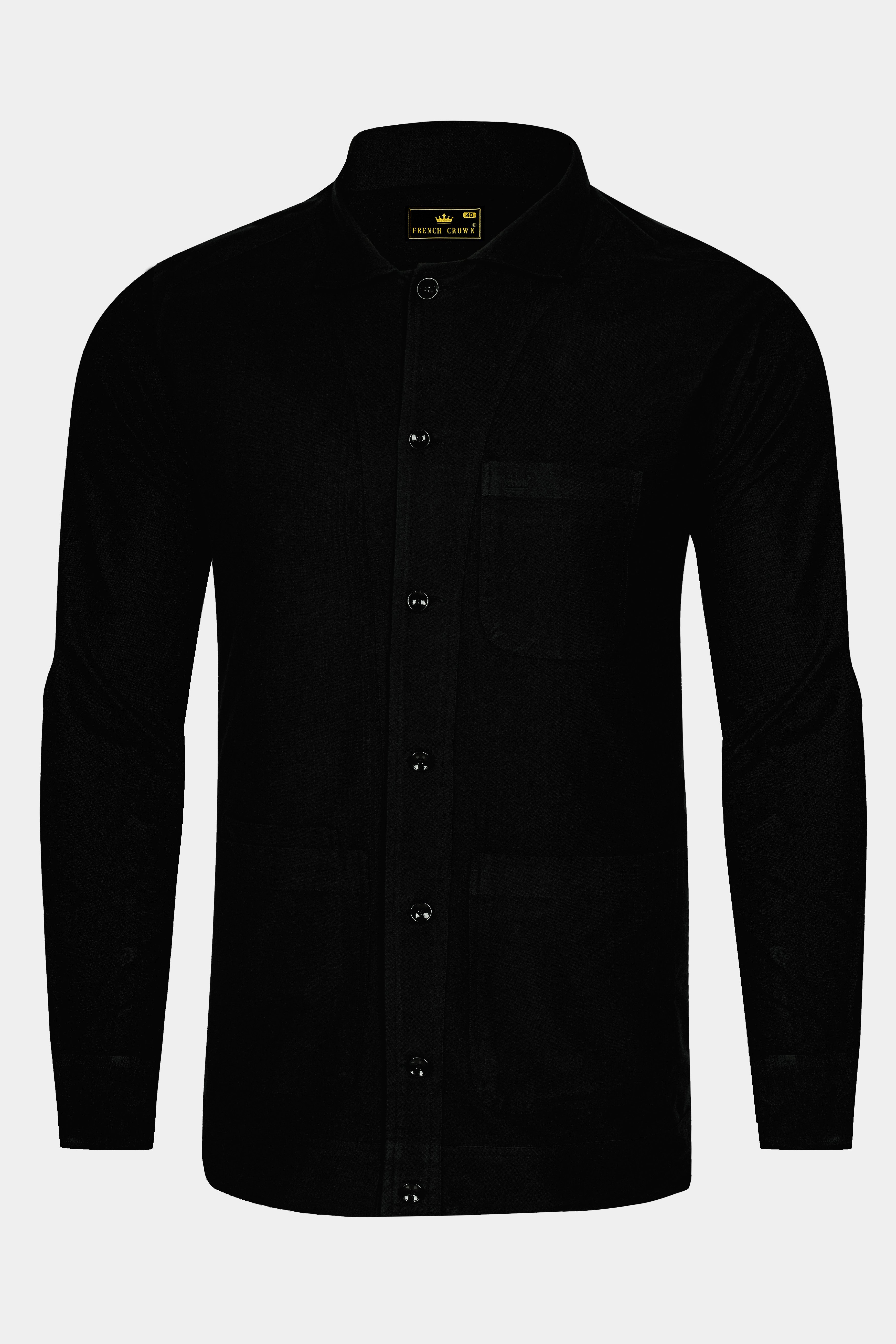 Jade Black Royal Oxford Designer Shirt