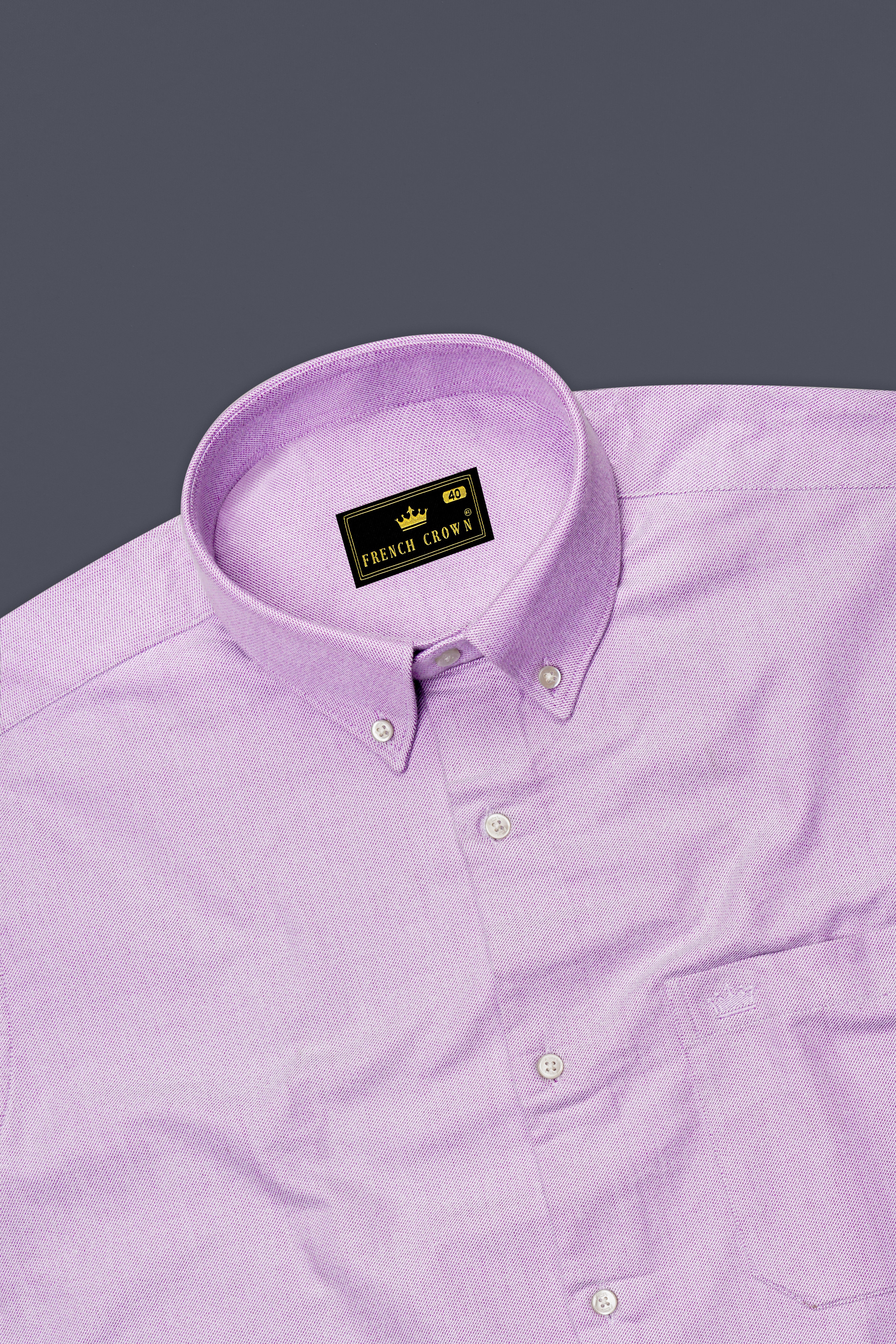 Wisteria Purple Royal Oxford Overshirt/Shacket