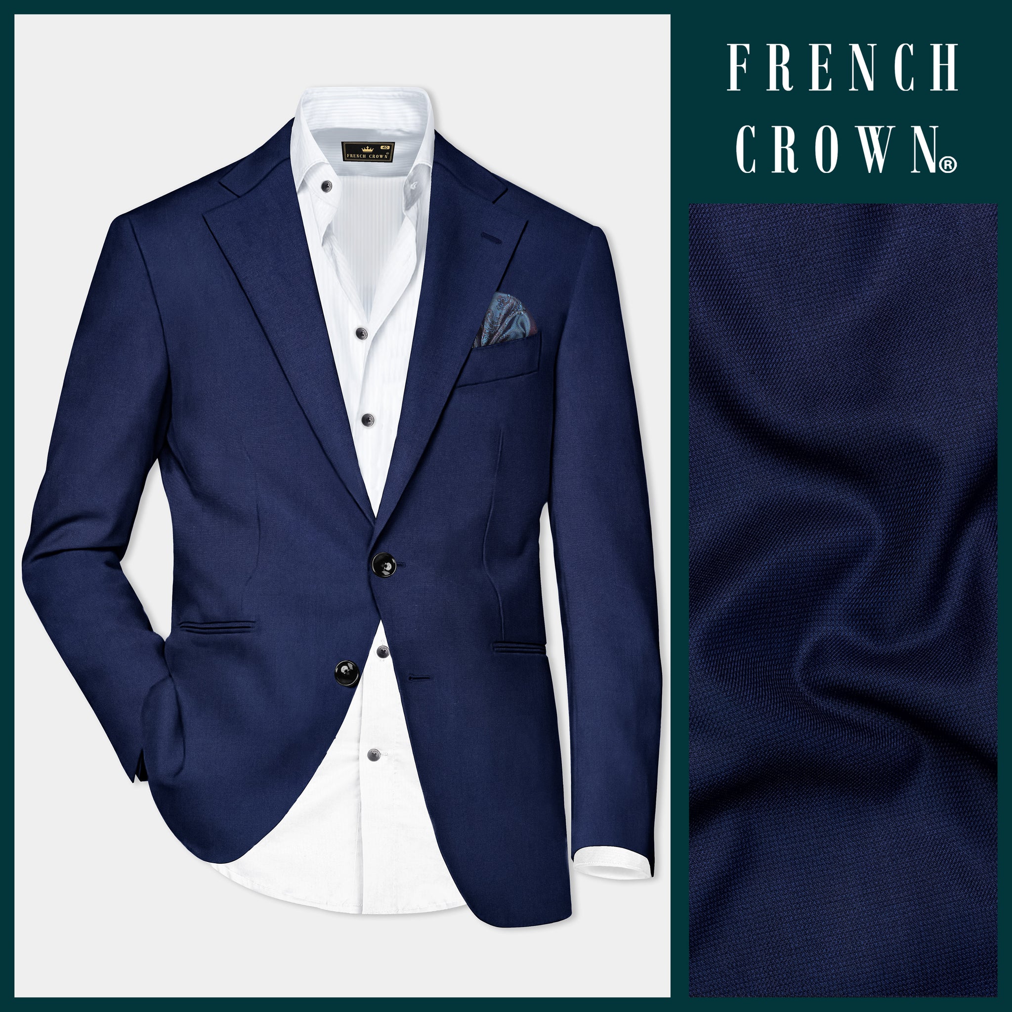 MARCEL WOOL BLAZER NAVY BLUE main image 0