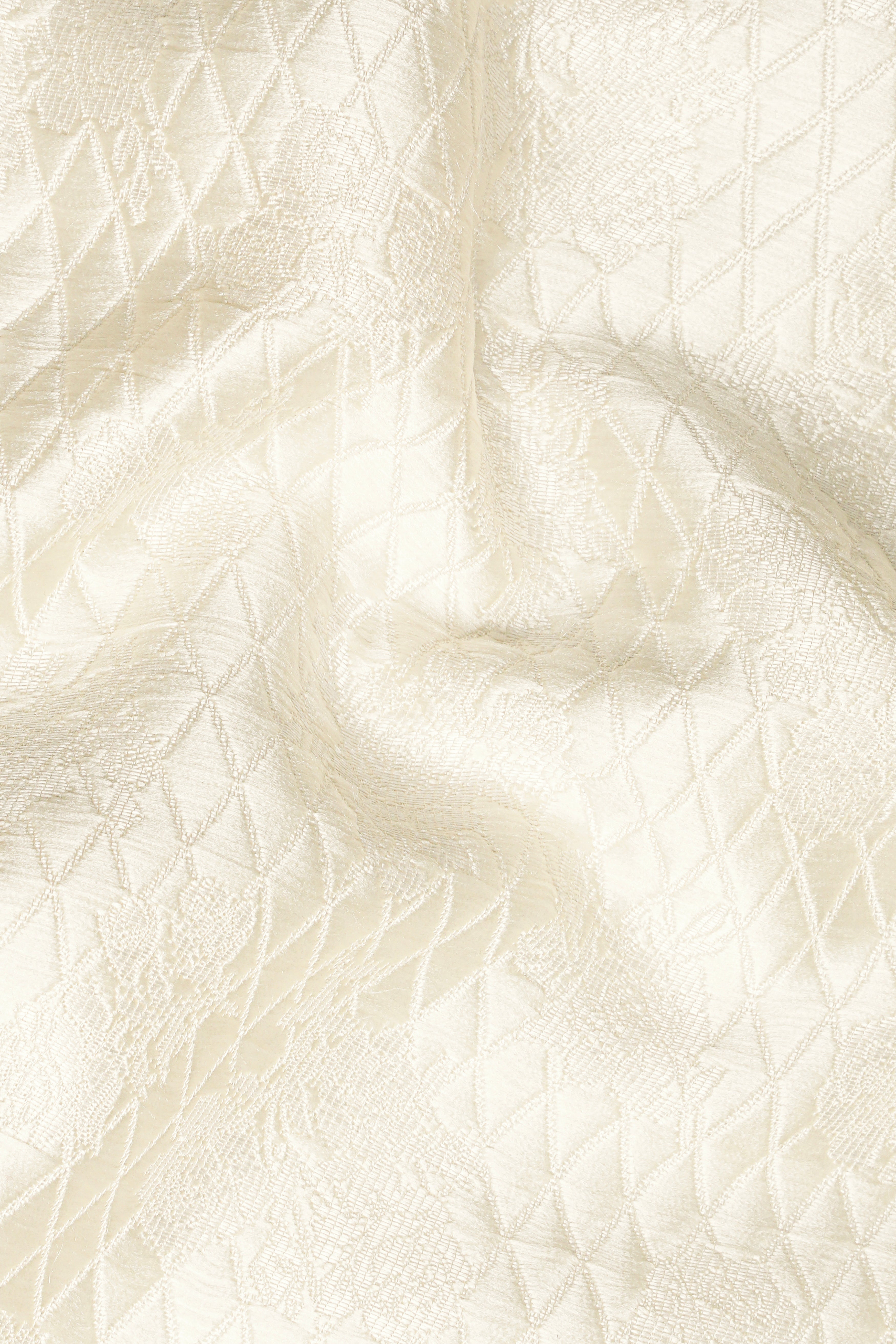 Ebb Cream Trellis Jacquard Weave Cross Buttoned Bandhgala Jodhpuri BL3521-CBG-36, BL3521-CBG-38, BL3521-CBG-40, BL3521-CBG-42, BL3521-CBG-44, BL3521-CBG-46, BL3521-CBG-52, BL3521-CBG-50, BL3521-CBG-52, BL3521-CBG-54, BL3521-CBG-56, BL3521-CBG-58, BL3521-CBG-60