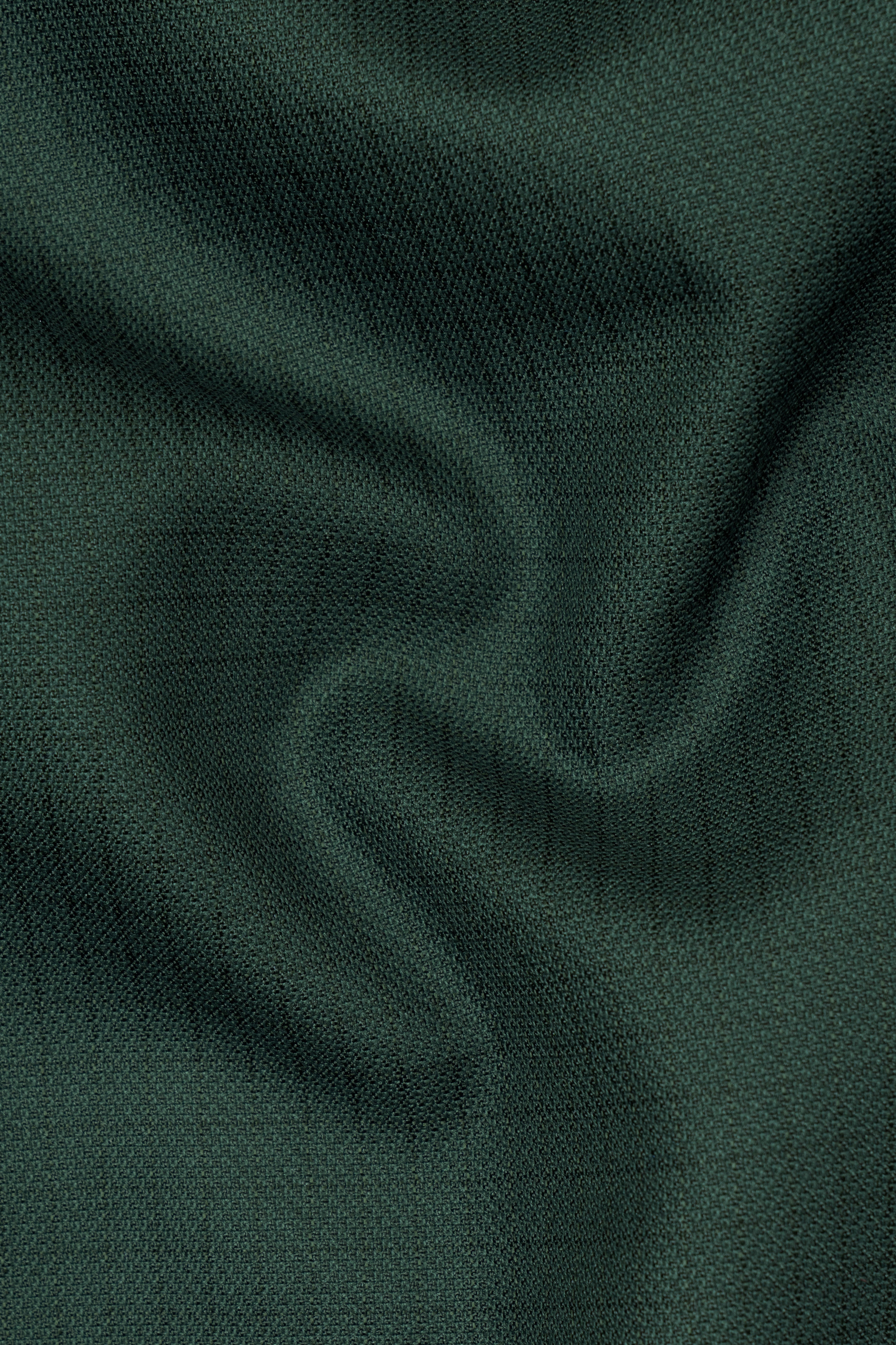 Everglade Green Micro Checkered Wool Rich Blazer